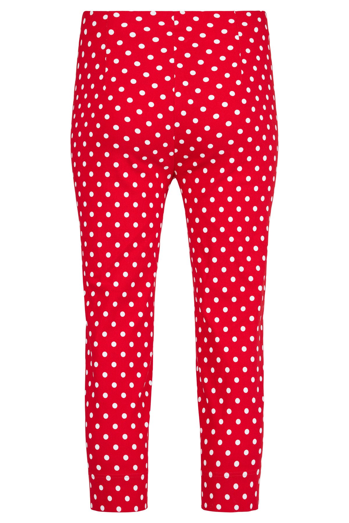 ROBELL Stretch-Hose BELLA09 Bengaline Punkte Print günstig online kaufen