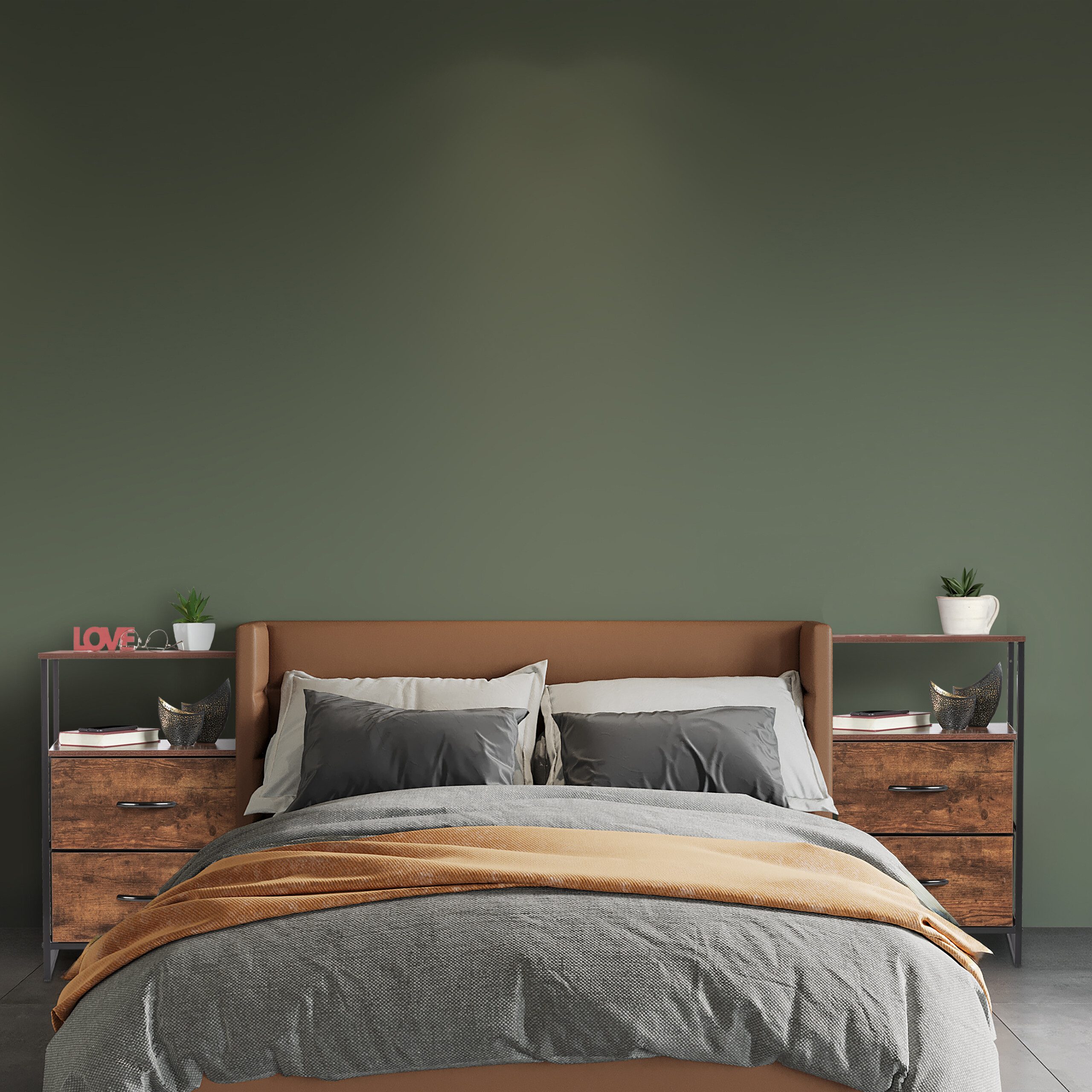 relaxdays Nachttisch Industrial 2er Set (2er günstig online kaufen