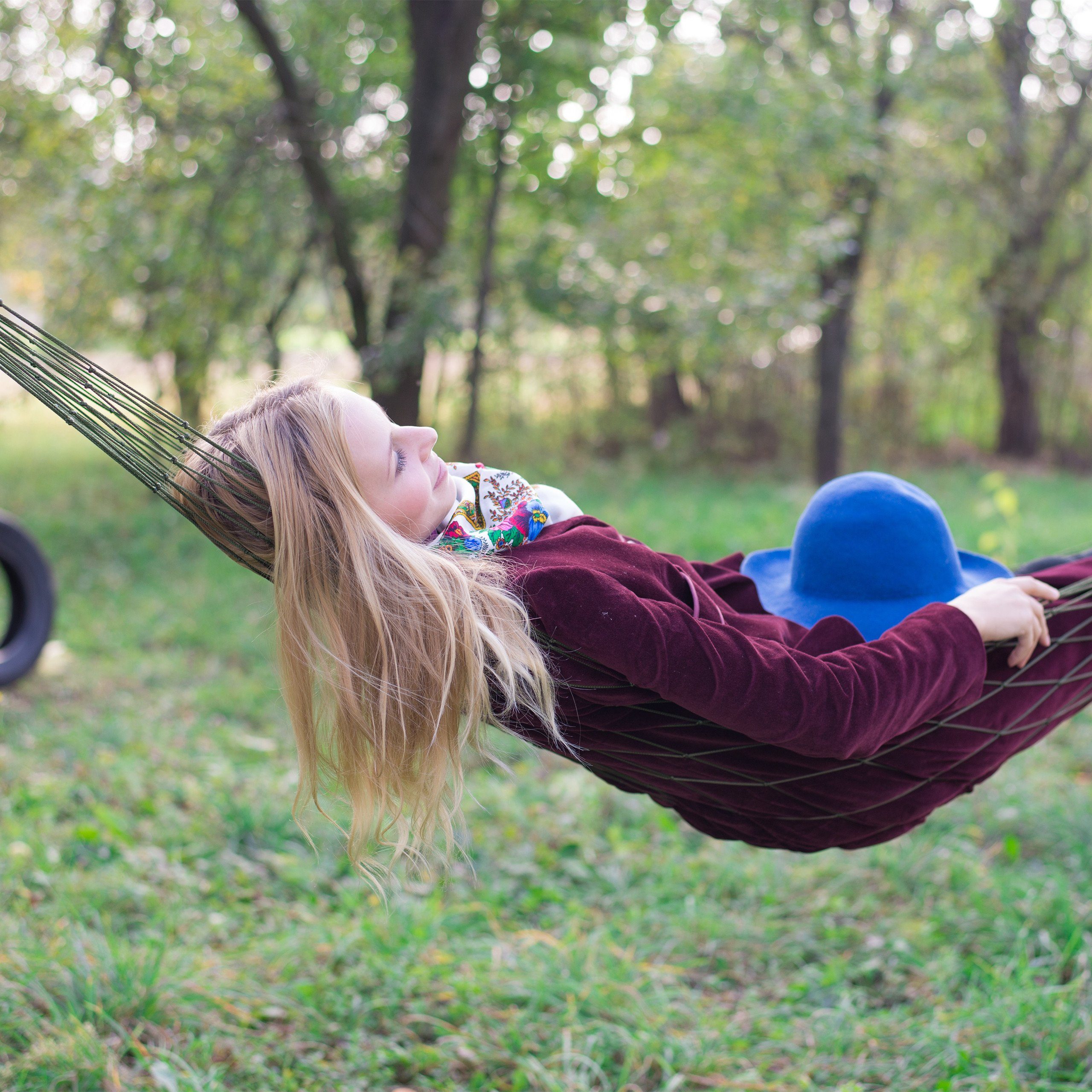 Hängematte Person, Netzhängematte Grün relaxdays 1 für