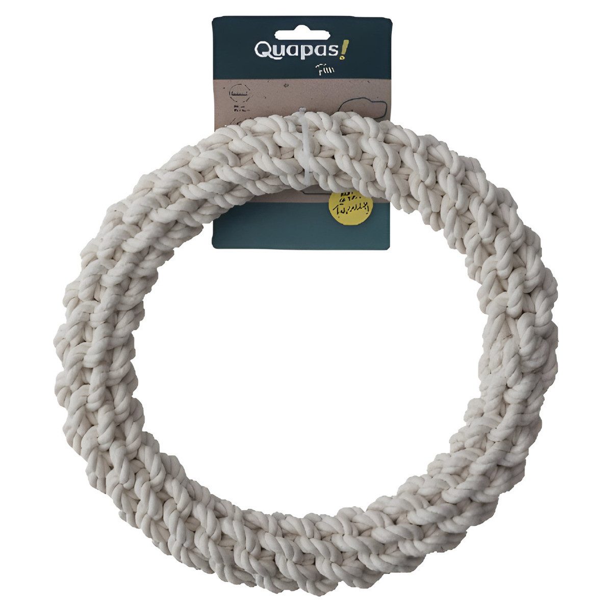 Quapas! Zerrspielzeug Toy Rope Round Natural XL 40 cm