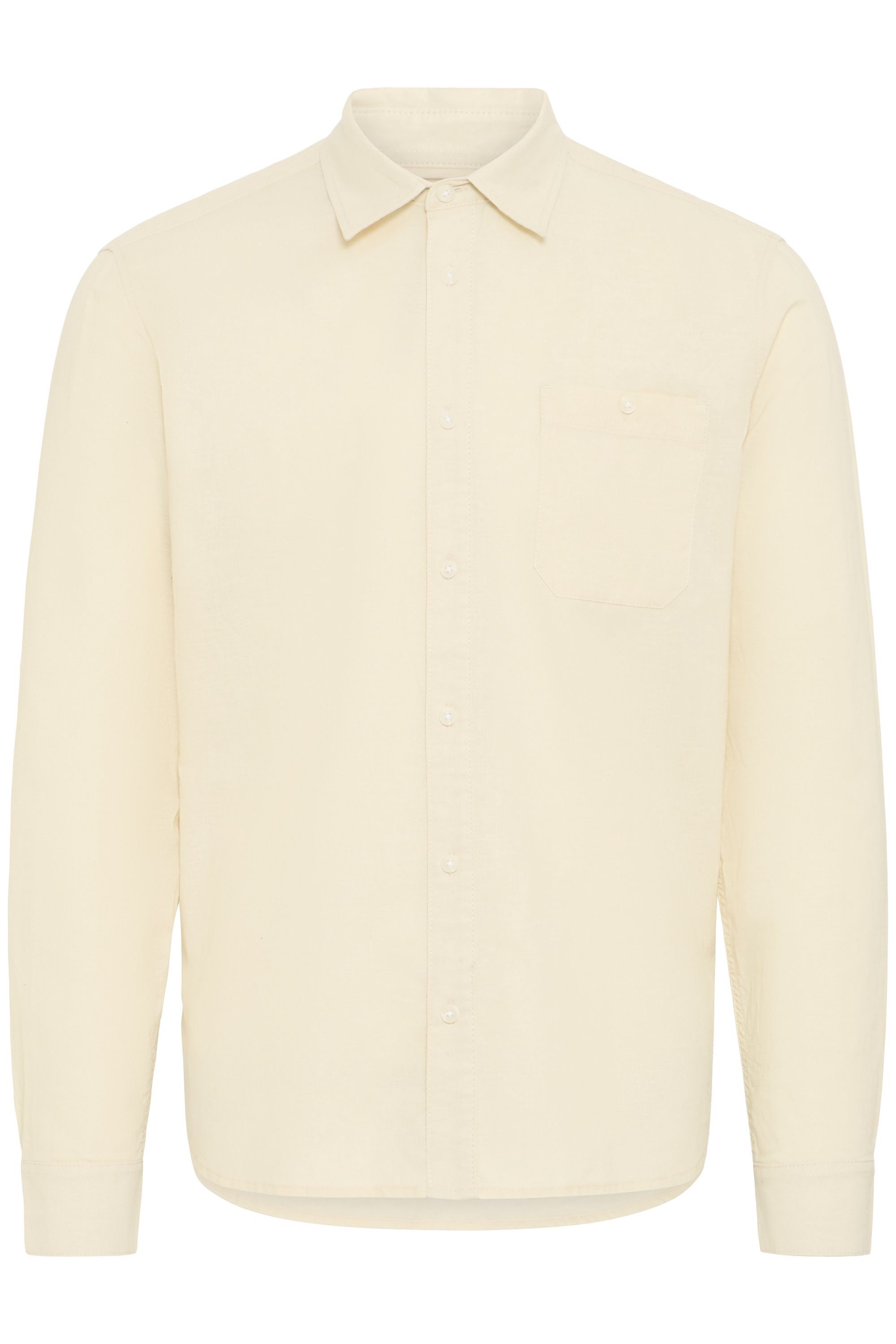 Blend Leinenhemd BHBay Linen Stilvolles Langarmhemd aus Leinenmix mit Brust günstig online kaufen