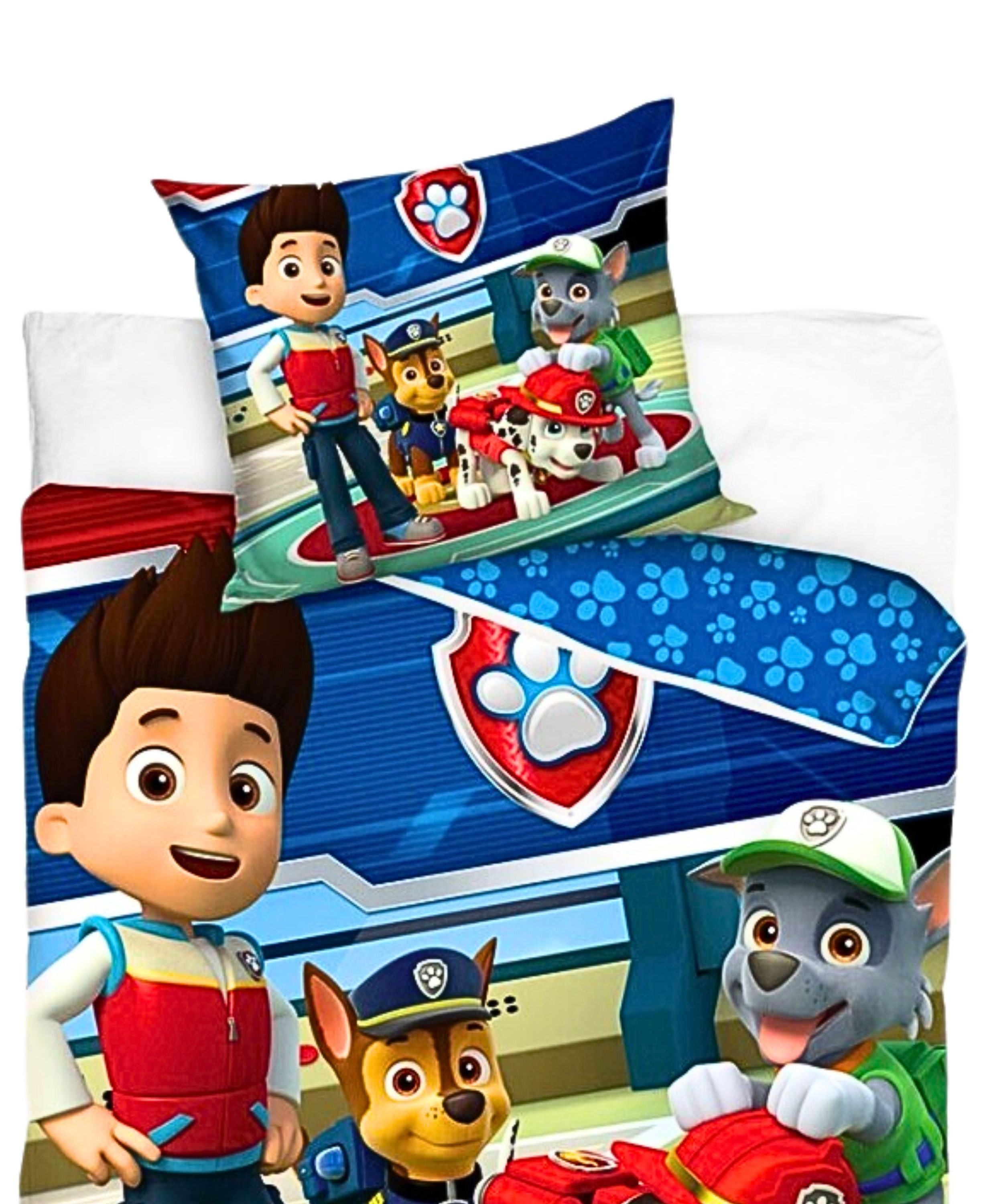 PAW PATROL Kinderbettwäsche, Baumwolle, 2 teilig, günstig online kaufen