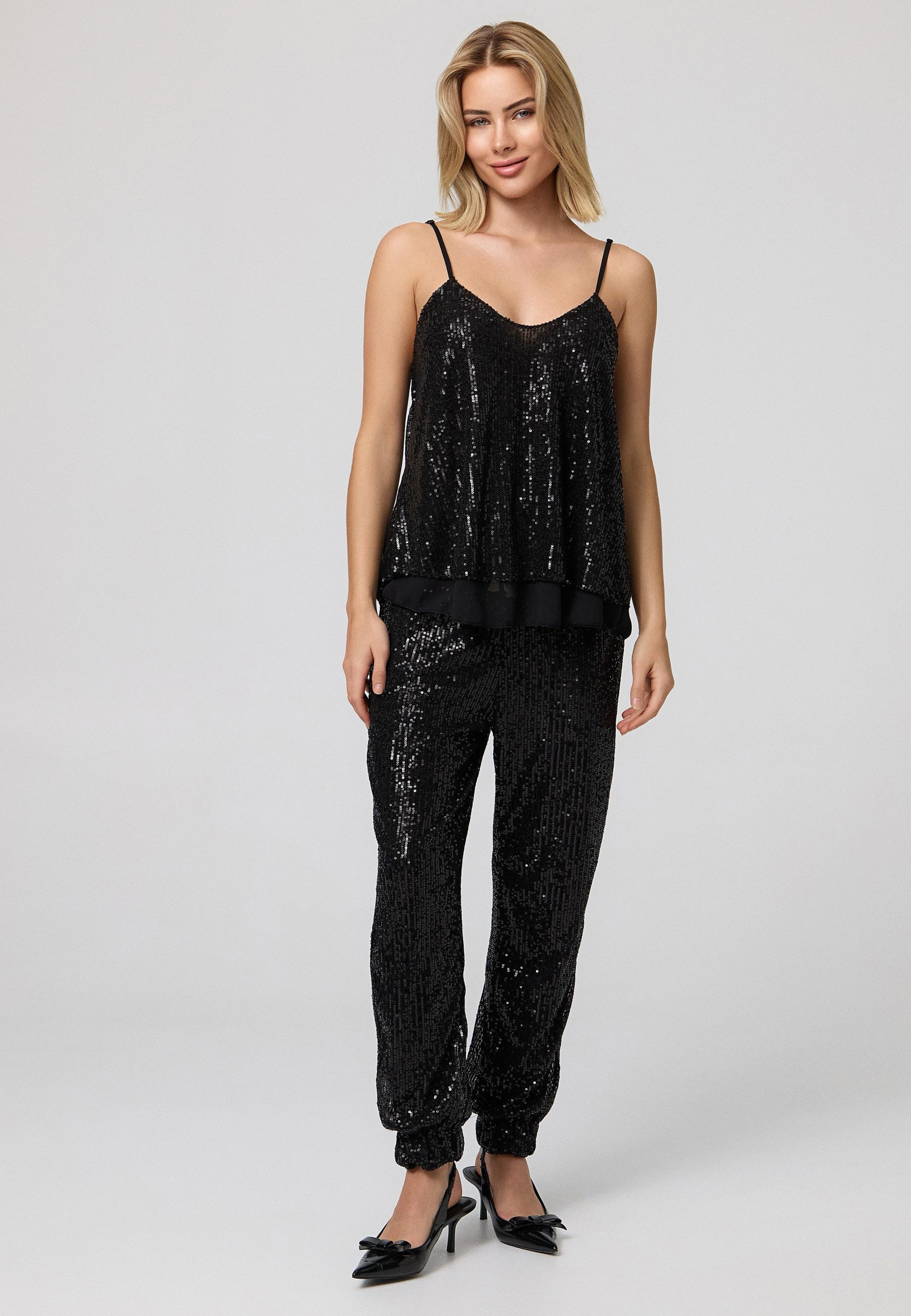 Worldclassca Paillettenshirt Worldclassca Paillettenshirt Bluse Top günstig online kaufen