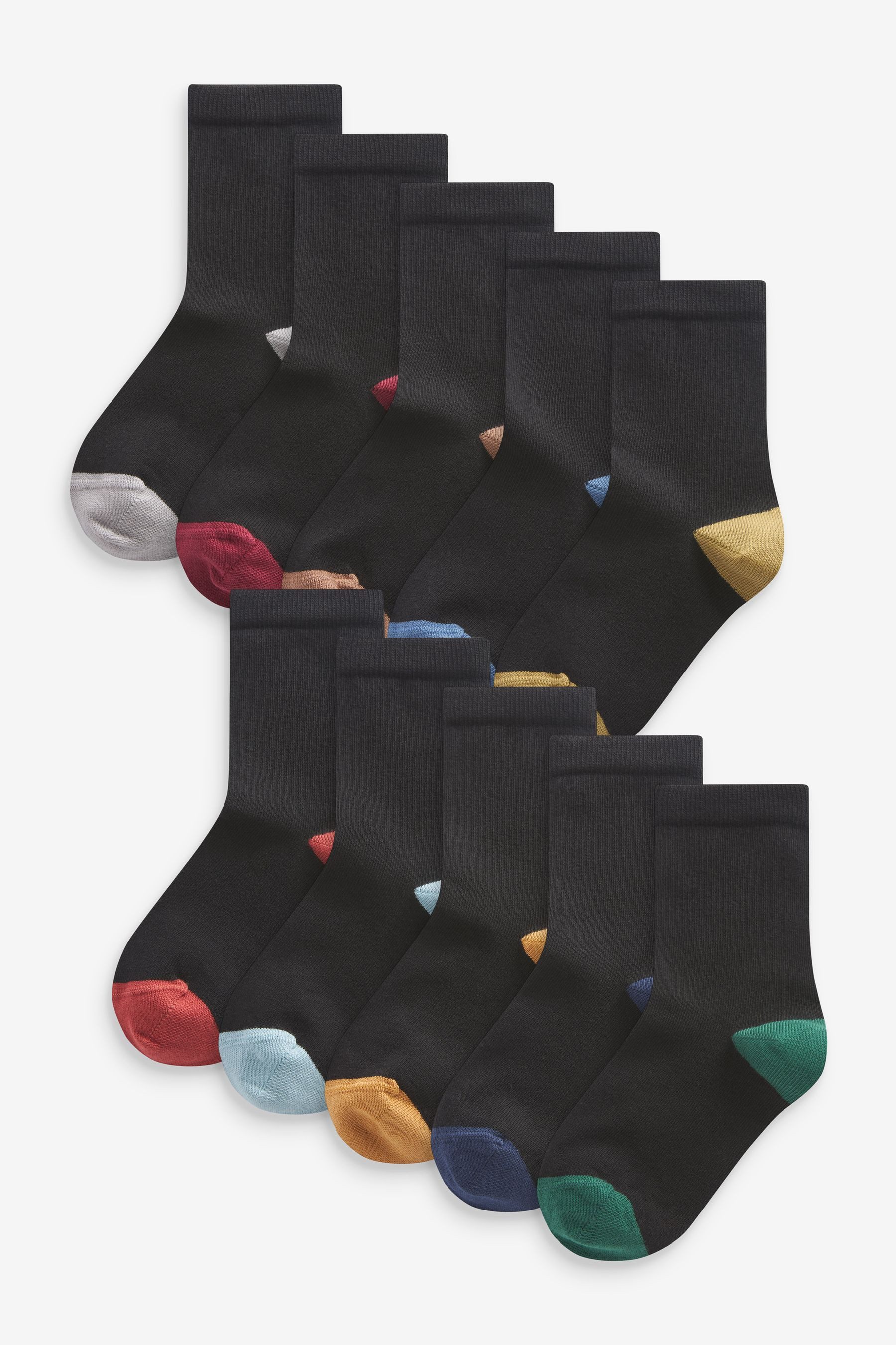 Next Kurzsocken 10 x Socken mit hohem Baumwollanteil (10-Paar)