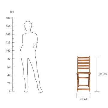 BUTLERS Gartenstuhl LODGE Gartenstuhl klappbar 2er-Set
