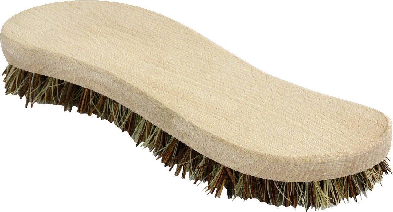 Thumbnail - Coronet Drahtbürste Coronet Waschbürste Holz 20 cm S-Form mit