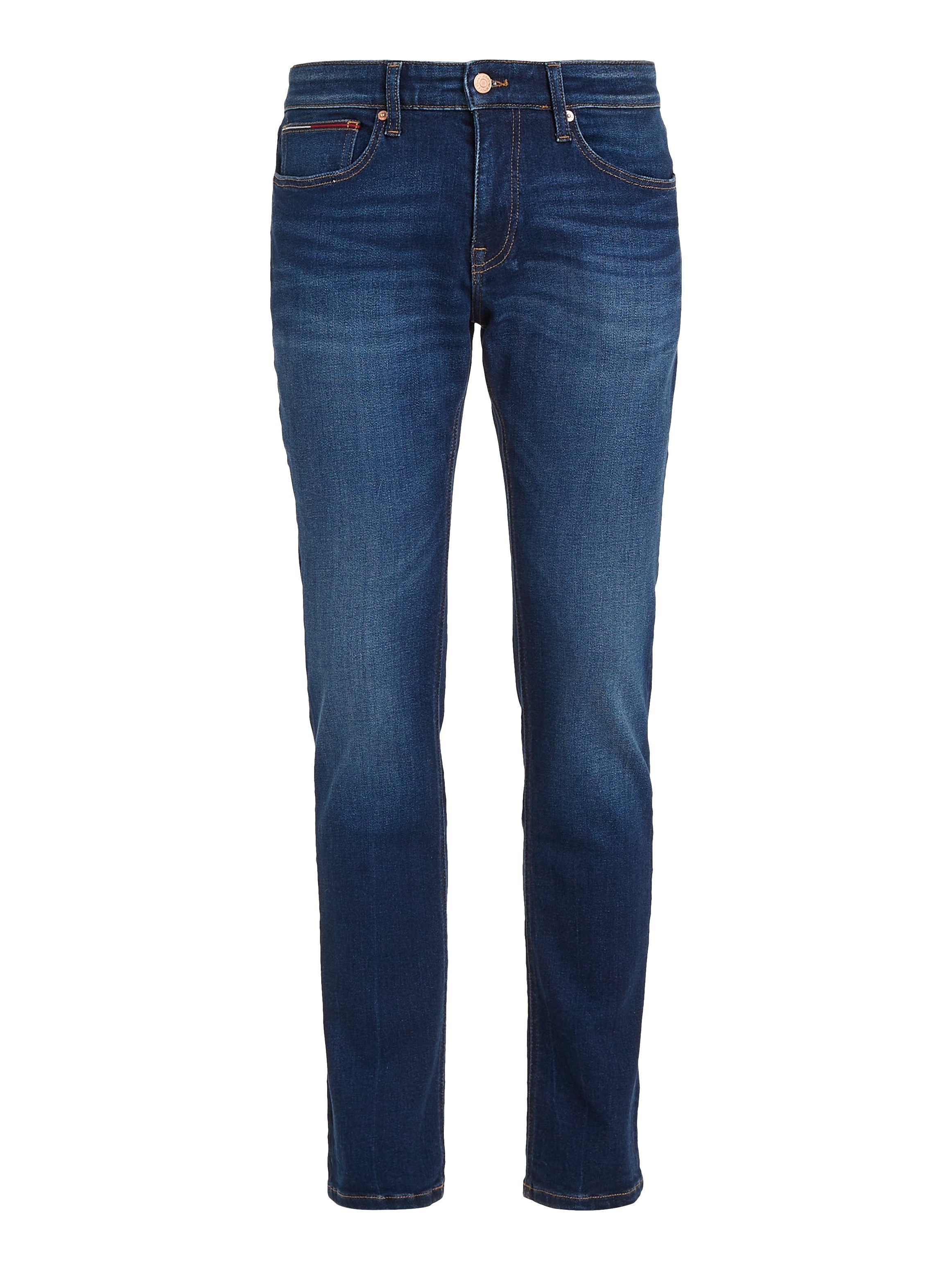 SCANTON 1BK Jeans Tommy Dark SLIM 5-Pocket-Jeans Denim