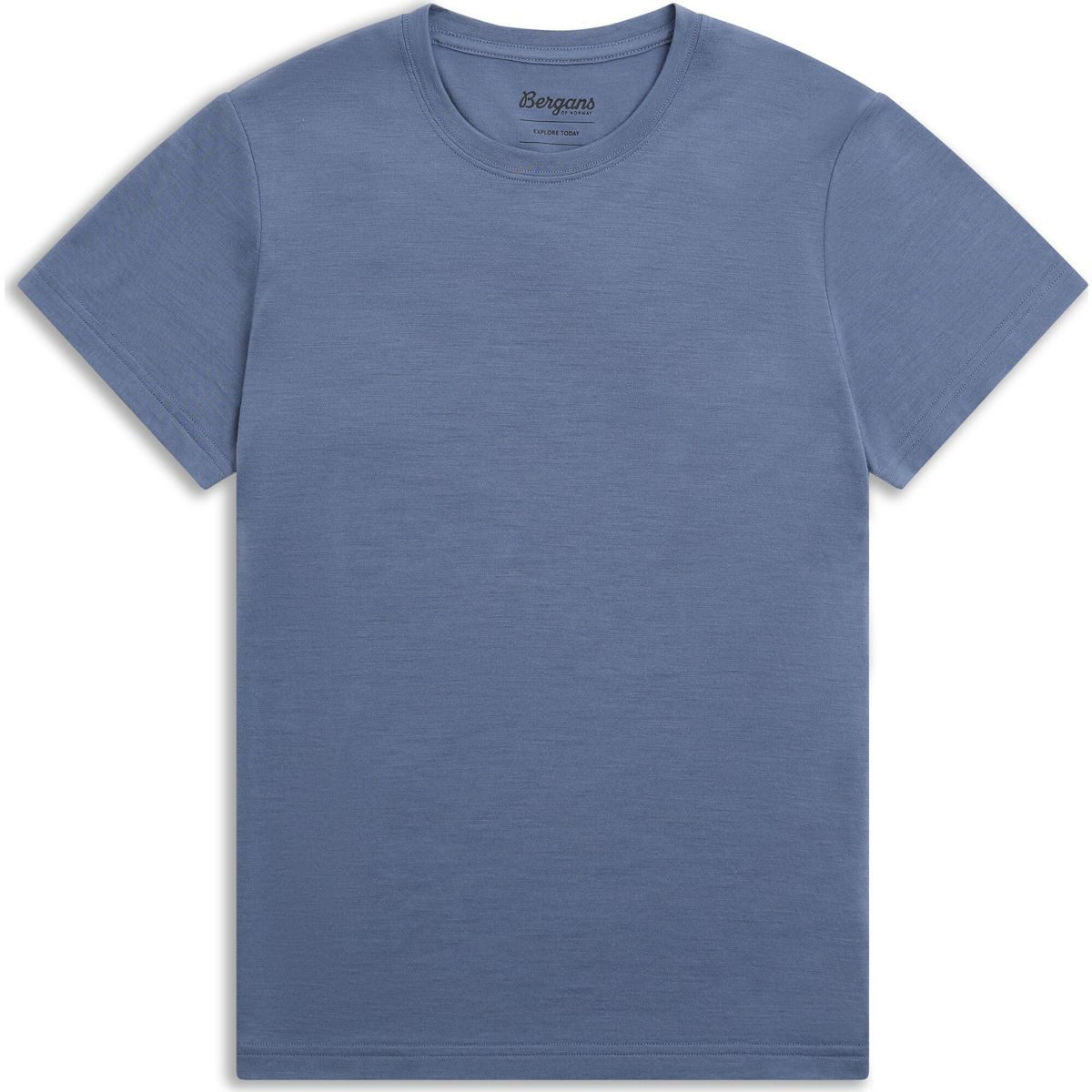 Bergans Kurzarmshirt Merino Light Tee Women Weiches, atmungsaktives T-Shirt aus Merinowollmischung für optimalen