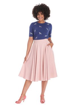 Banned A-Linien-Rock Sway Swing Rosa Retro Vintage Skirt
