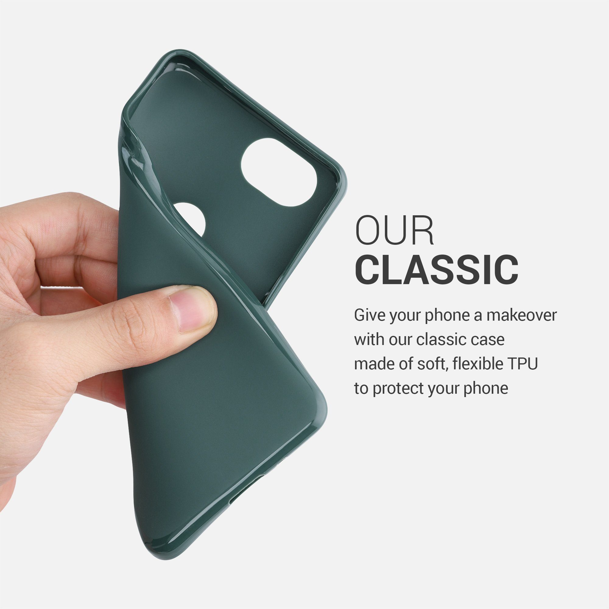 kwmobile Handyhülle Hülle für Google Pixel 2, Hülle Silikon - Soft Handyhülle - Handy Case Cover