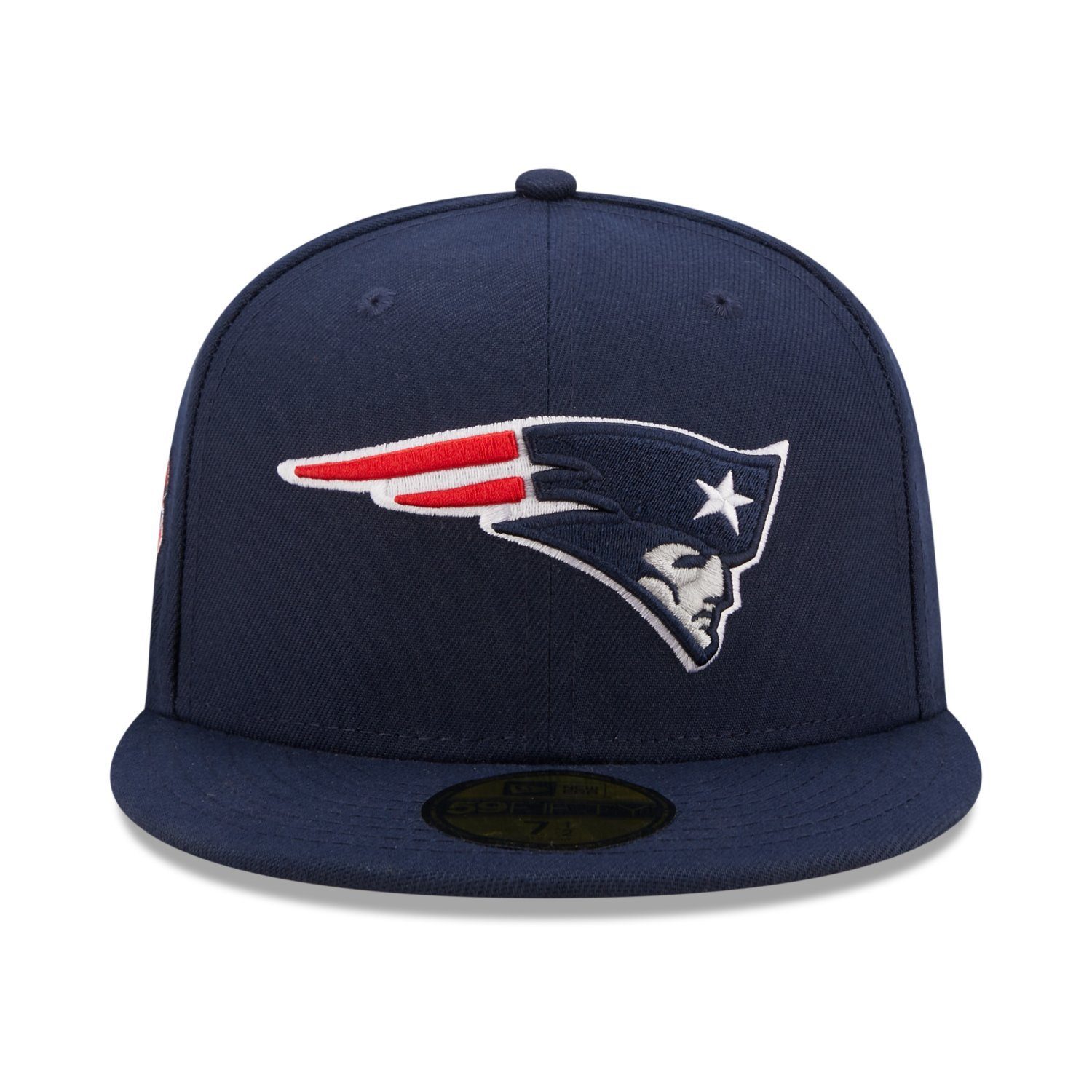 New SIDE Fitted Patriots Cap New England Era 59Fifty PATCH