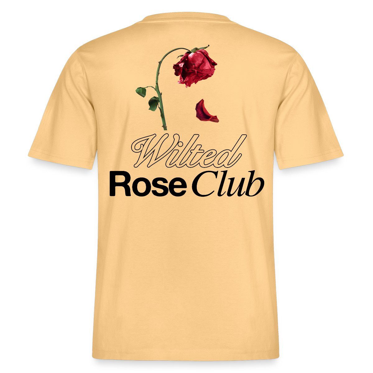 T-Shirt Vintage Love Streetwear Rose Design Relaxed Fit Unisex T-Shirt