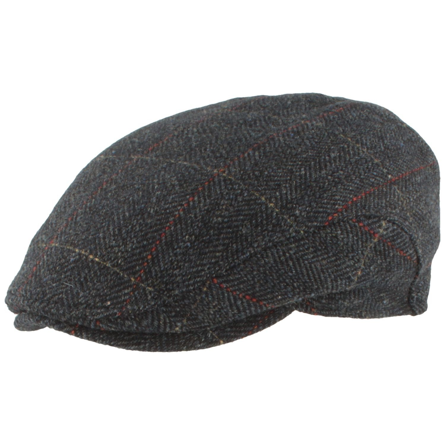 Breiter Schiebermütze Flache Schiebermütze aus Wolle mit Ohrenschutz günstig online kaufen