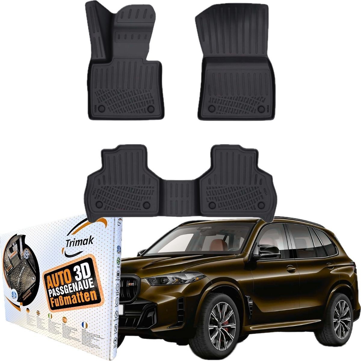 Kofferraumwanne BMW X3 Walser XTR Kofferraumwanne Für BMW X3 (G01) Ab 07/ 2017 – 100% Passgenaue Gummimatte Mit Anti-Rutsch | Allwetterschutz Schutz Vor Schmutz Und Nässe