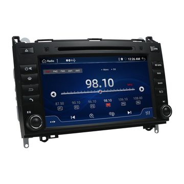 GABITECH Autoradio GPS Navi Mercedes Benz A B Klasse W169 Sprinter, Vito, Viano Autoradio (DVD, Android 13, Drahtlos Carplay)