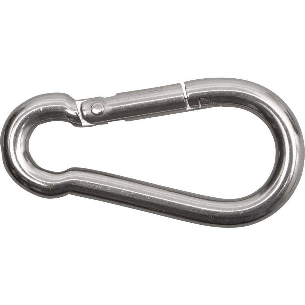 SWG Karabiner Feuerwehrkarabinerhaken Edelstahl A4 680 304 008 80