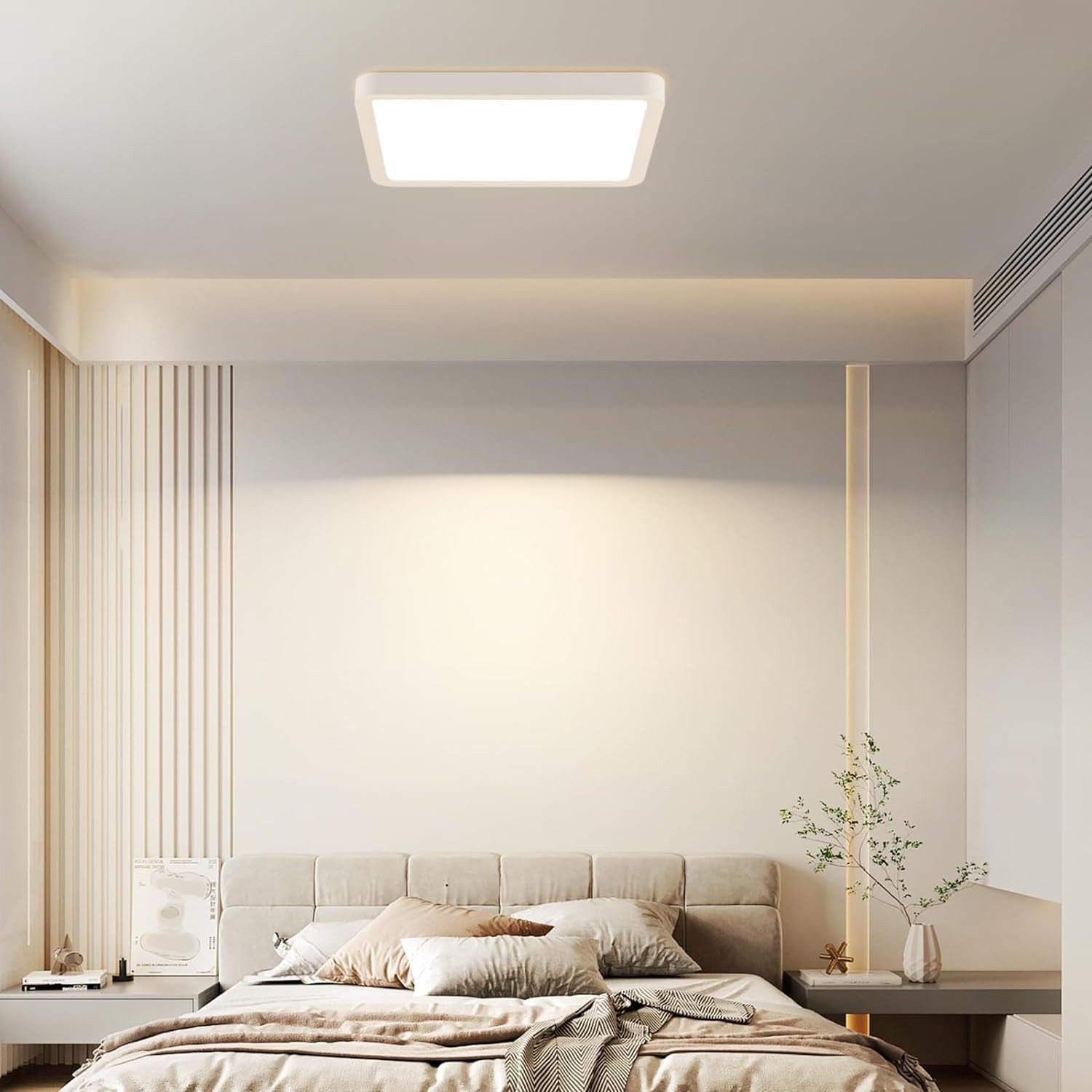 Nettlife LED Panel Badezimmer Flach Deckenleuchte günstig online kaufen