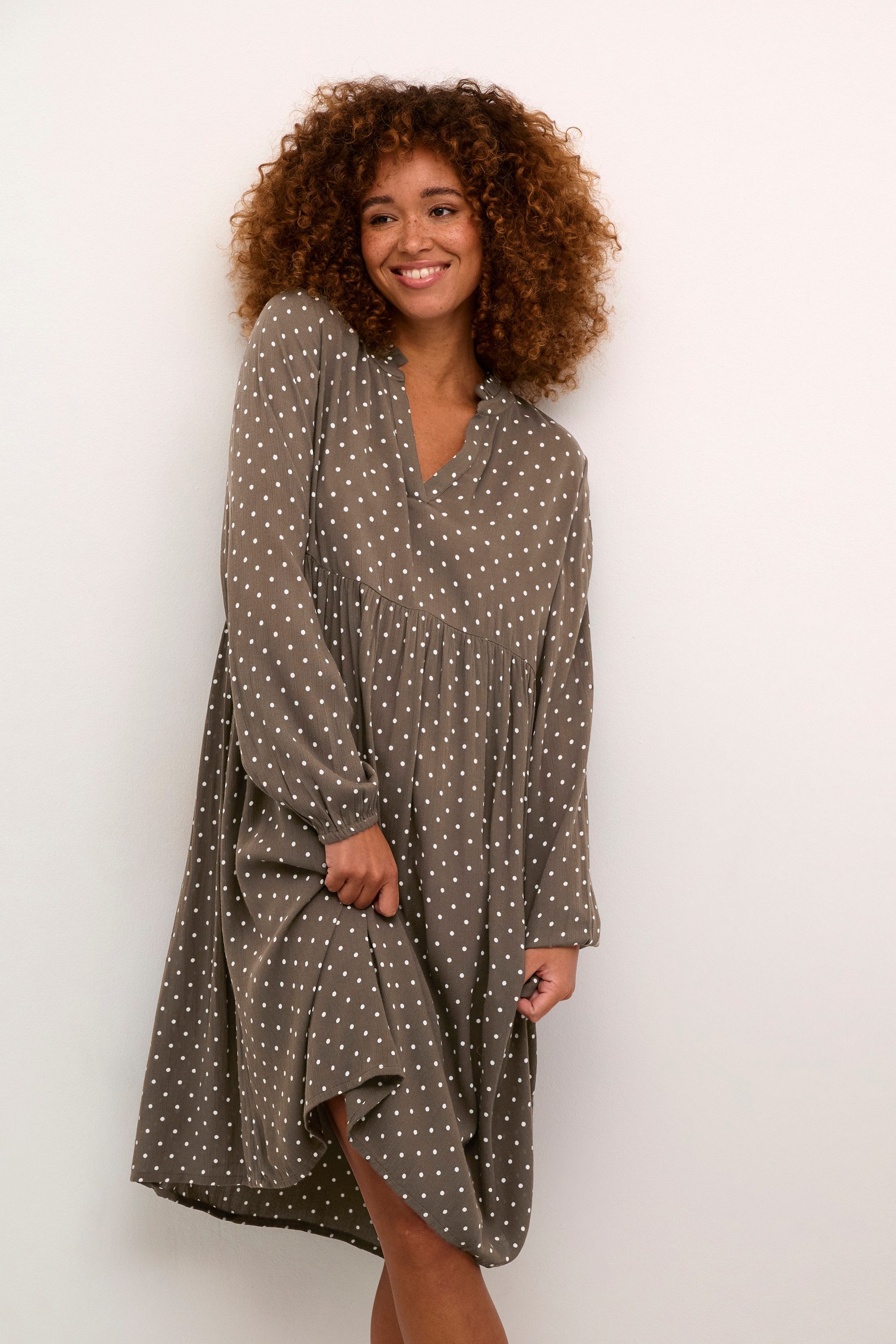 KAFFE Blusenkleid Kleid KAbabett