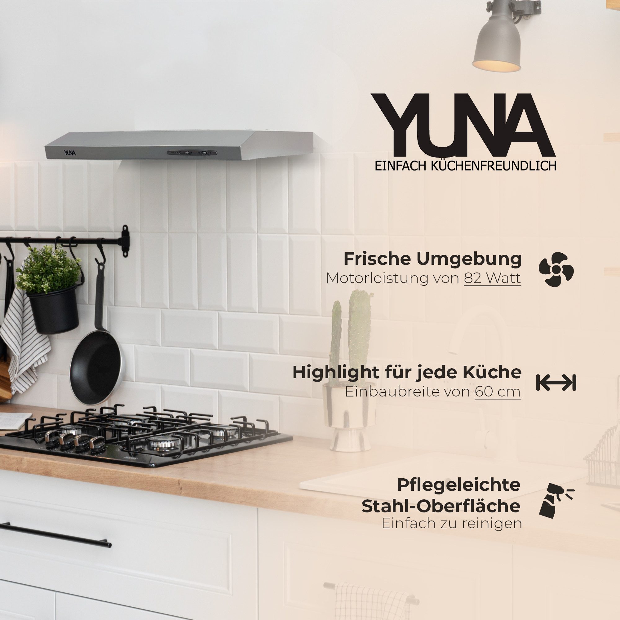 YUNA Unterbauhaube YUNA Milena KUBH 60210 Unterbauhaube MIT Kohlefilter YUNA Milena KUBH 60210 Unterbauhaube MIT Kohlefilter