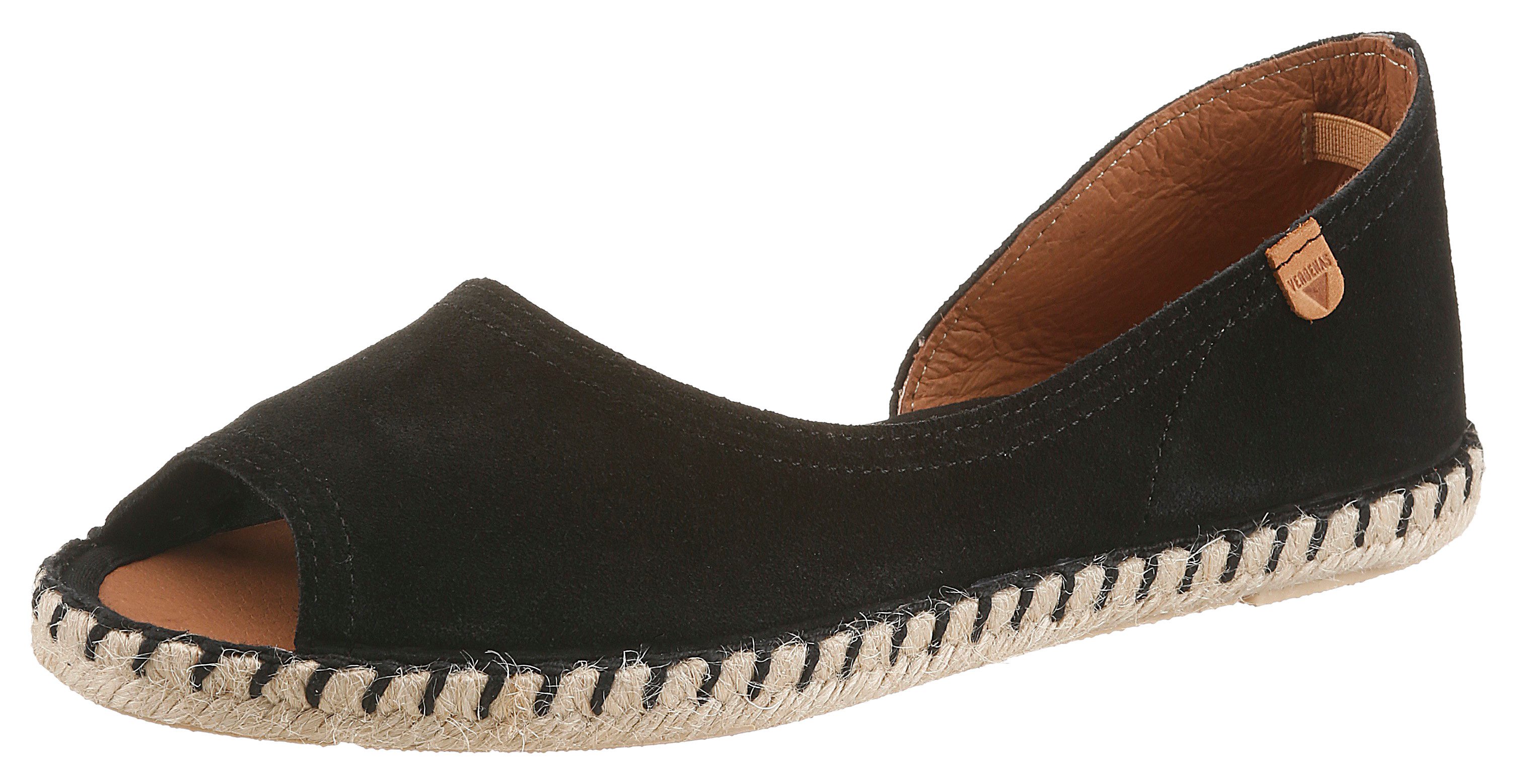 VERBENAS CRUZ SERRAJE Espadrille Sommerschuh, Flat, Slipper, Ballerina in asymmetrischem Look