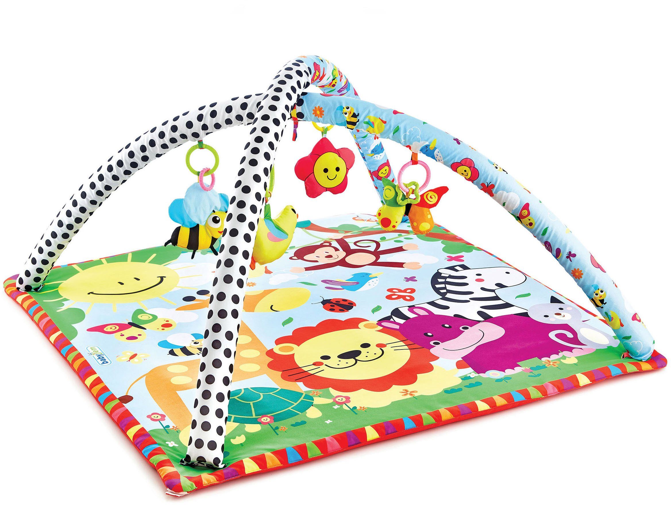 Image of Babyjem Spielbogen »Aktiv Zoo«, mit Krabbeldecke; Made in Europe