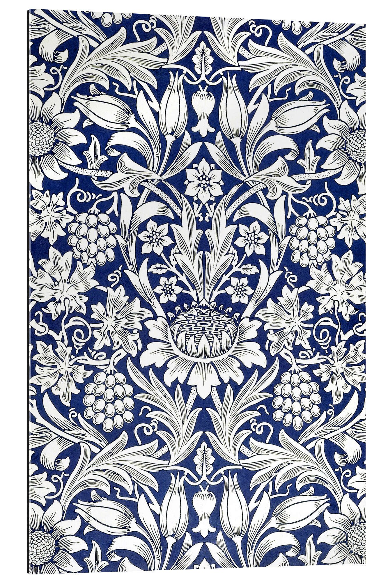 Posterlounge XXL-Wandbild William Morris, Sonnenblume, Wohnzimmer Orientalisches Flair Grafikdesign