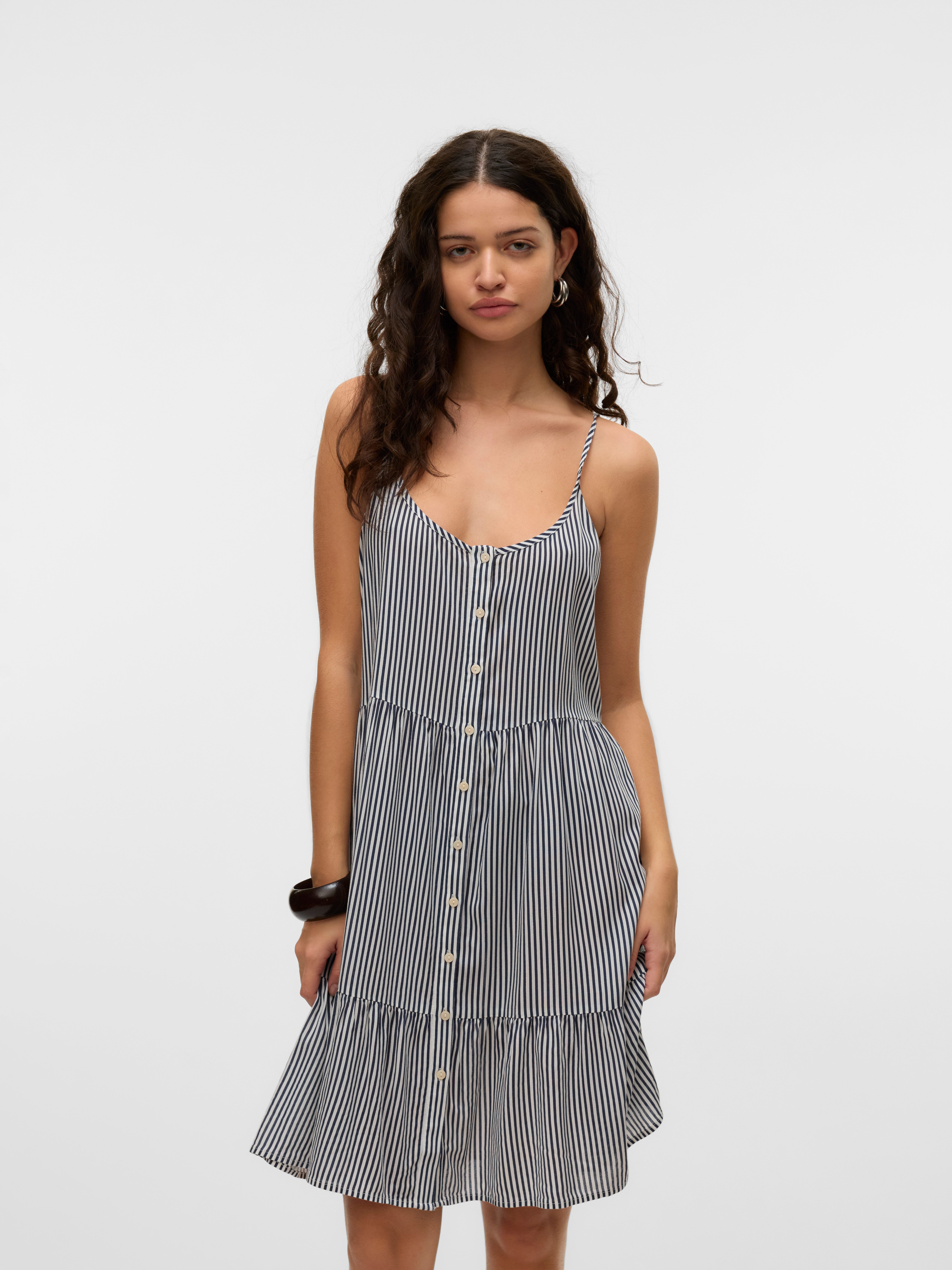 Vero Moda Trägerkleid VMBUMPY SHORT SINGLET DRESS WVN GA NOOS Sommerkleid günstig online kaufen