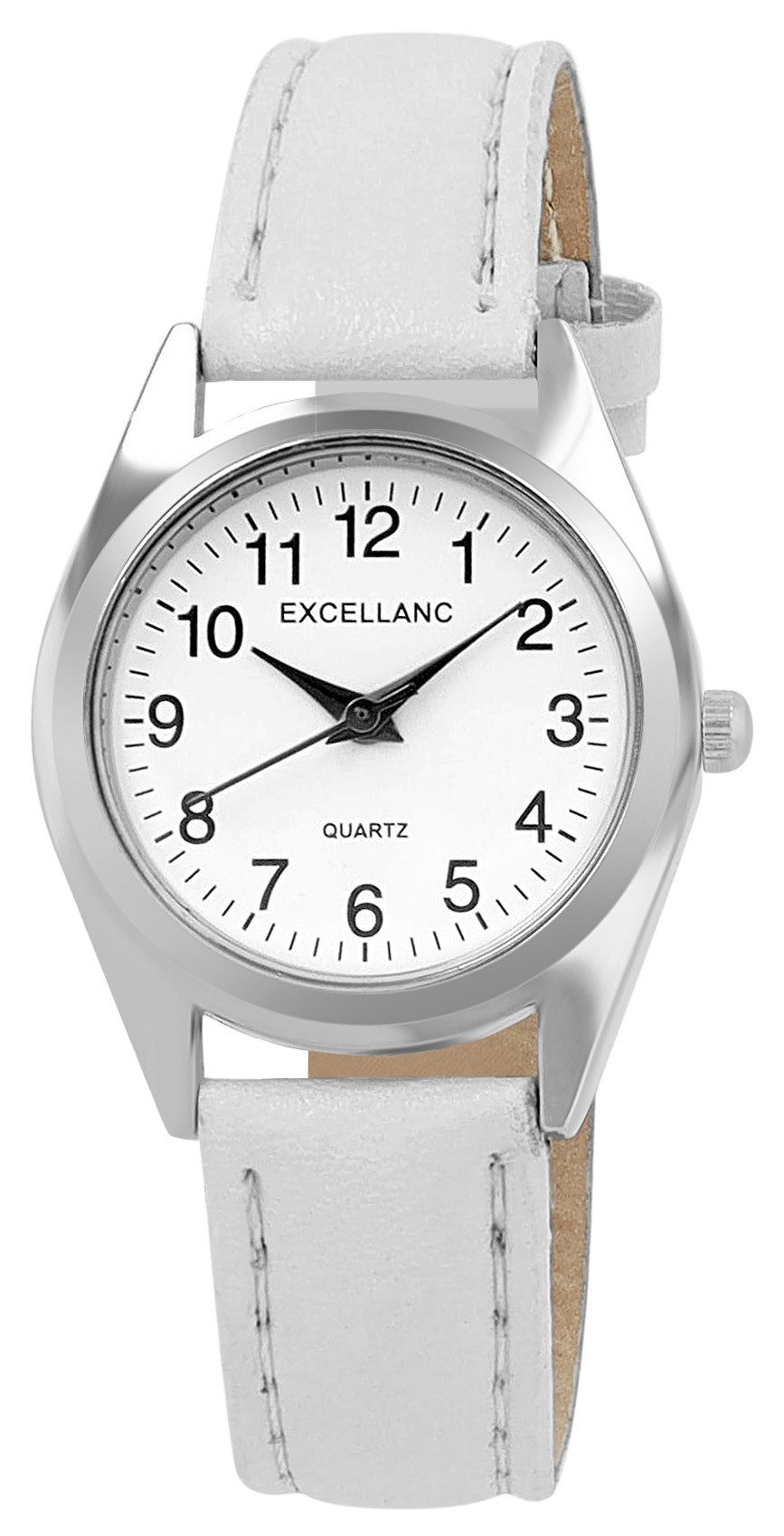 Quarzuhr 1900288 Damenuhr mit Lederimitationsarmband