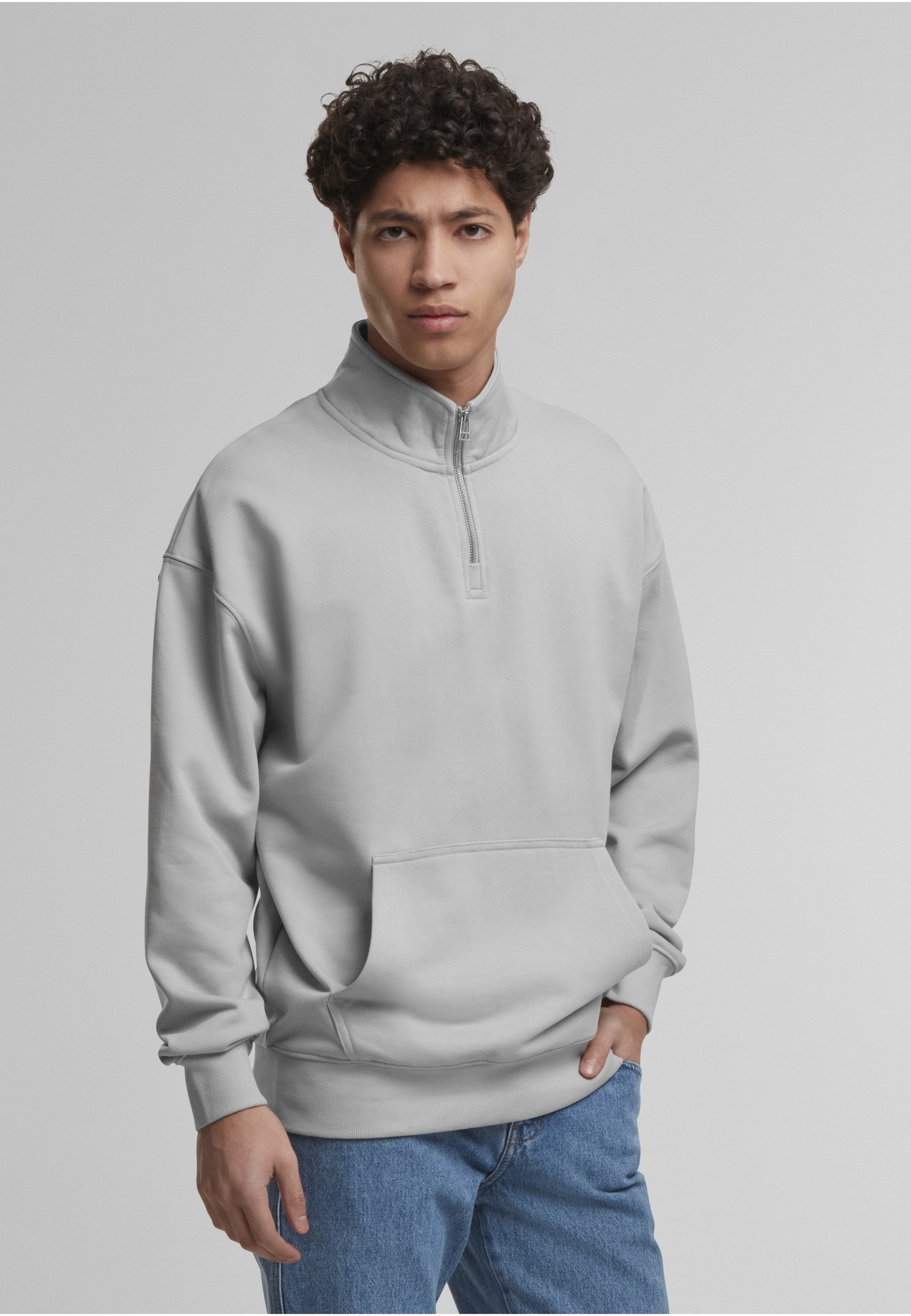 DEF Sweater DEF DEF Zipper Crewneck (1-tlg)