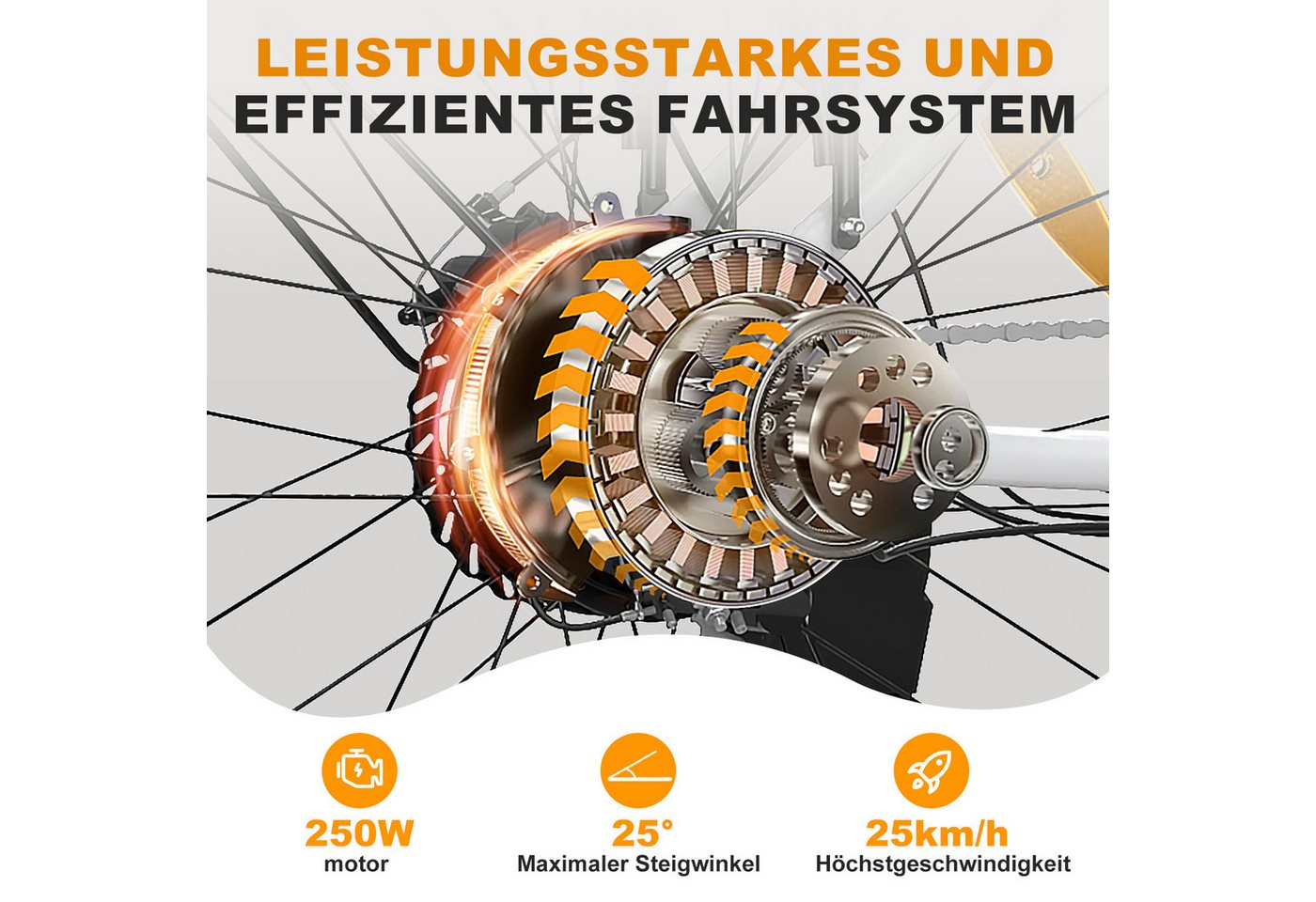 Thumbnail - HITWAY E-Bike Pedelec 28 Zoll Elektrofahrrad für Damen Herren bis 35-100km 12Ah/13Ah Akku, 7 Gang shimano SHIMANO Schalt...