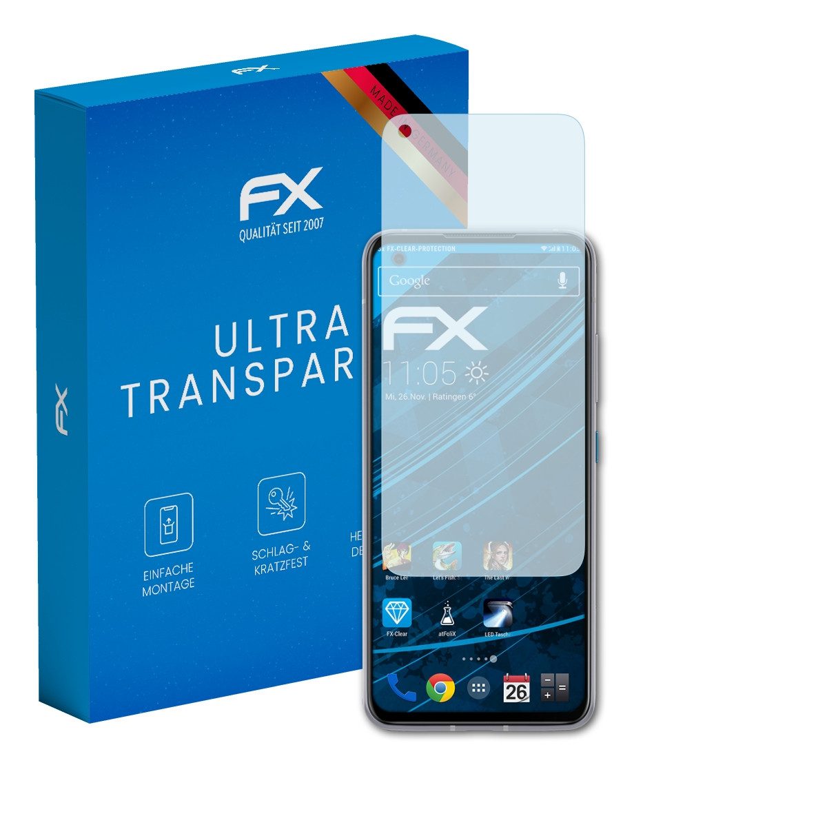Schutzfolie Displayschutz für Asus Zenfone 8