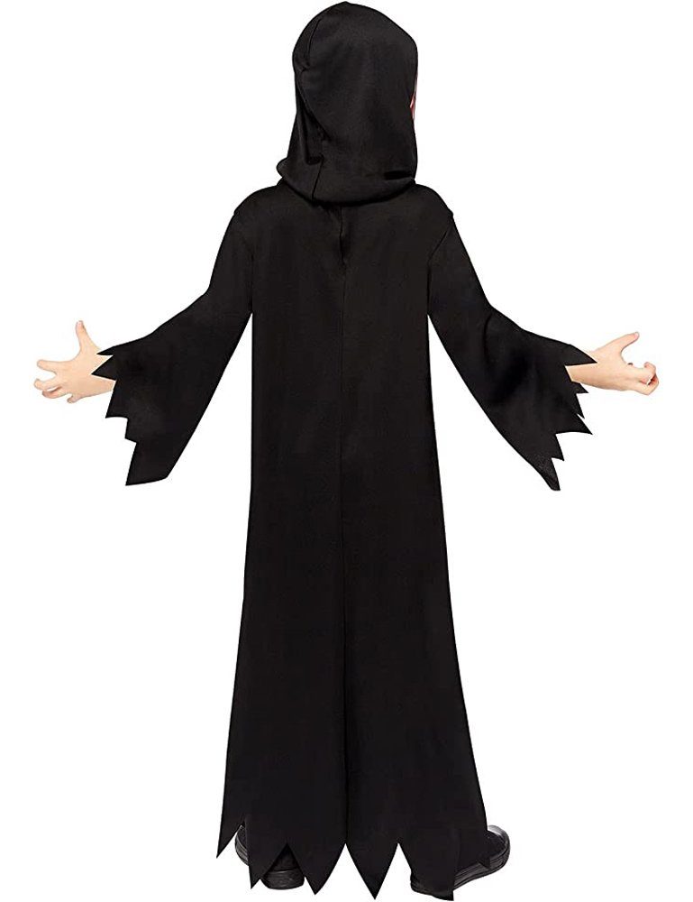 Amscan Hexen-Kostüm Halloween Kinderkostüm 'Gaming Reaper' mit Skelett