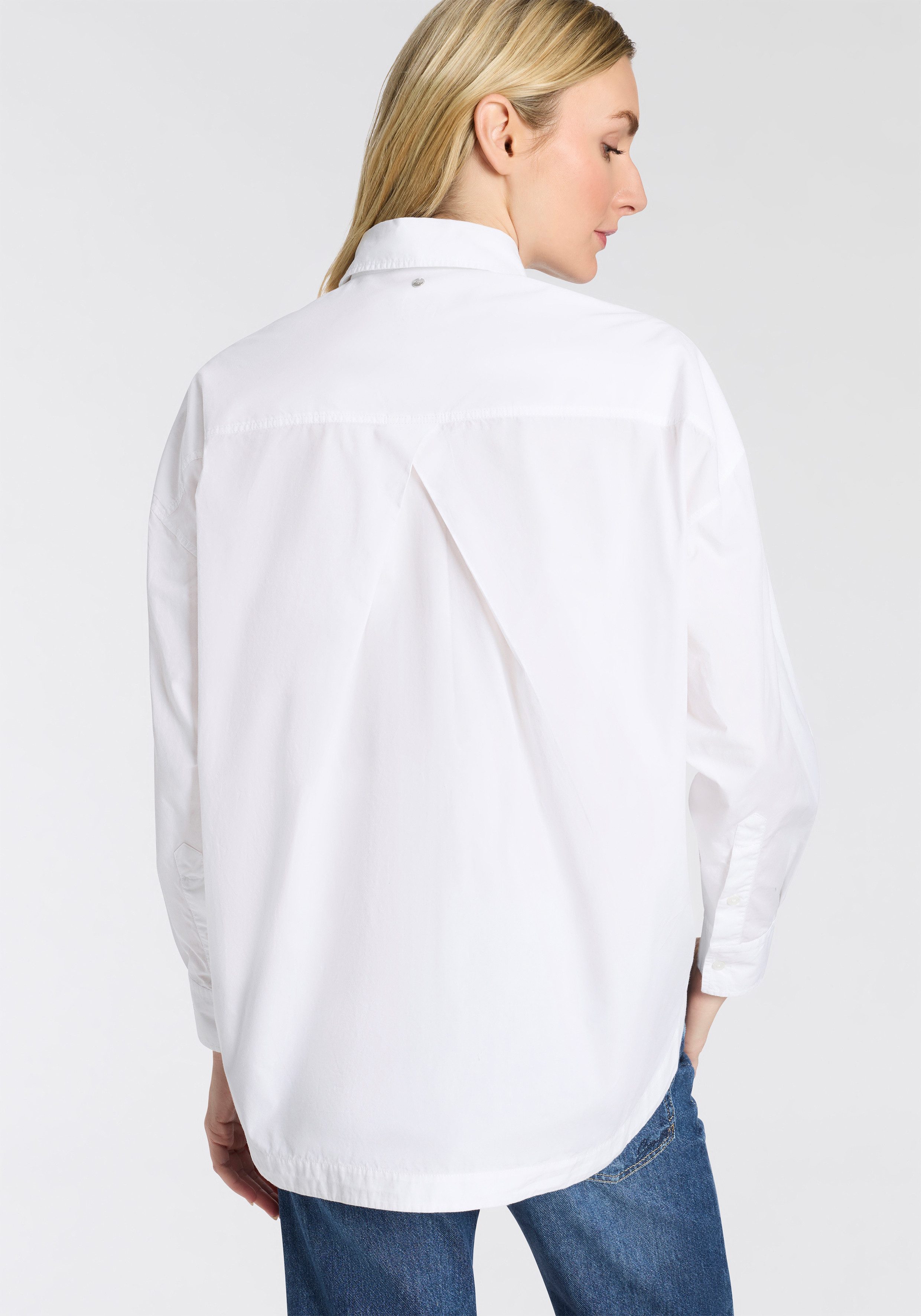 BOSS ORANGE Hemdbluse Bostatta Premium Damenmode im Oversize Fit