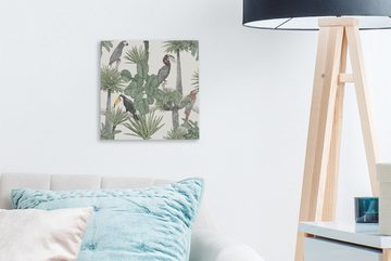 OneMillionCanvasses® Leinwandbild Natur - Vögel - Bäume, (1 St), Leinwand Bilder für Wohnzimmer Schlafzimmer