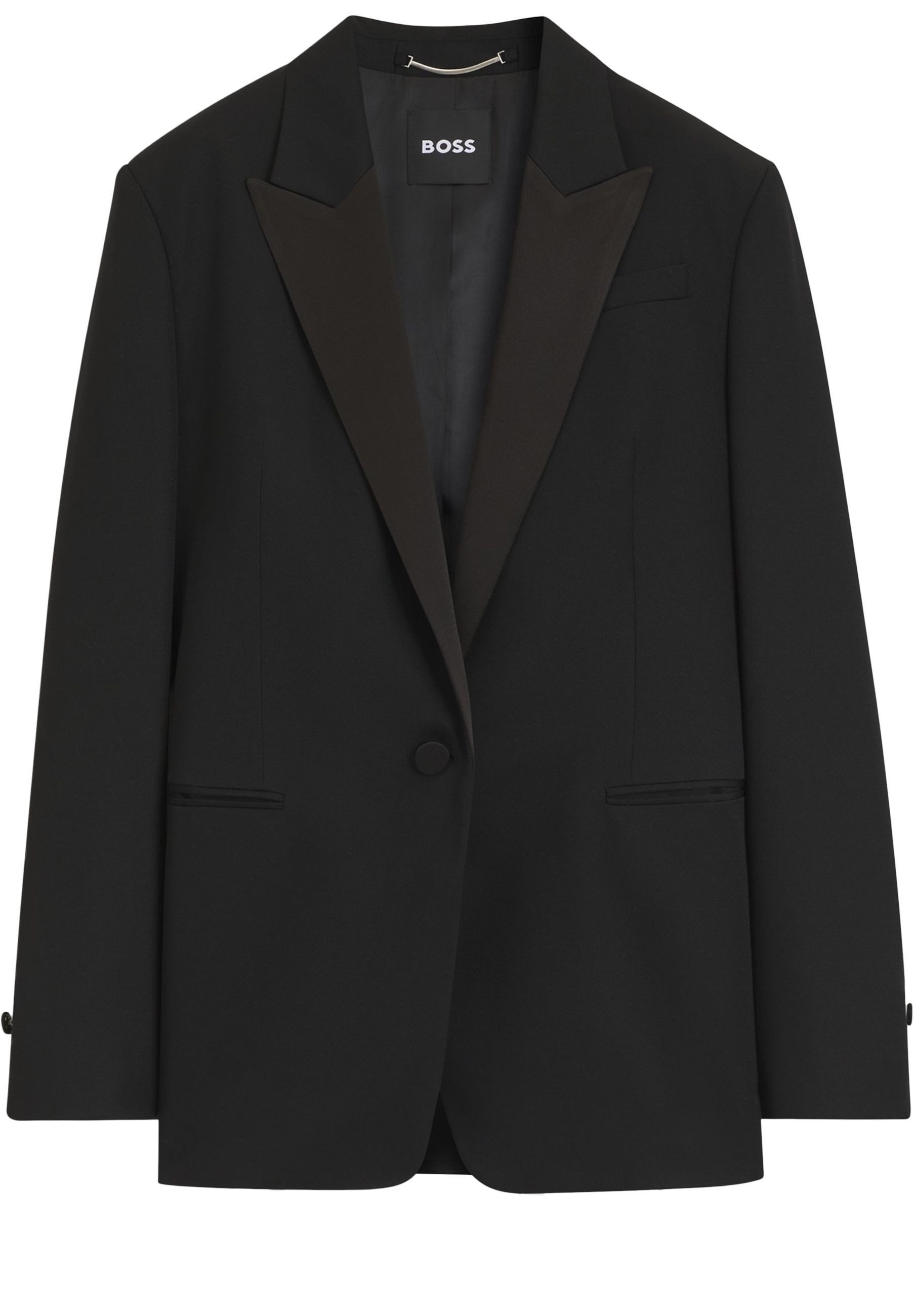 BOSS Jackenblazer Jeminia im Smoking-Design (1-tlg)