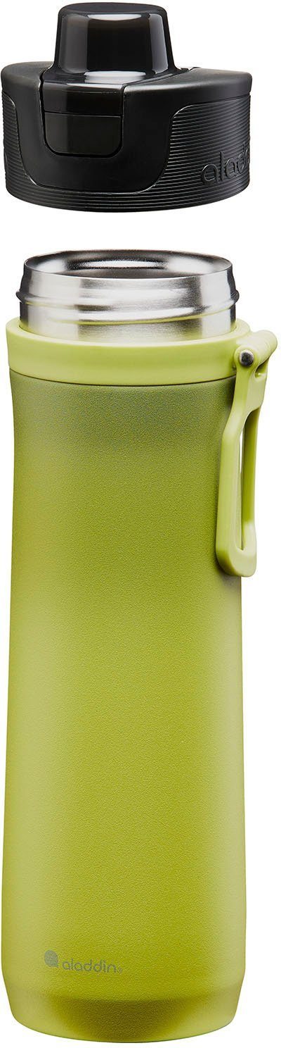 aladdin Trinkflasche Sports Thermavac, Kunststoff, auslaufsicher, 0,6 Liter grün | Isolierflaschen