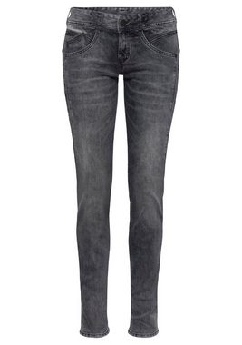 Herrlicher Slim-fit-Jeans GINA SLIM POWERSTRETCH mit seitlichem Keileinsatz