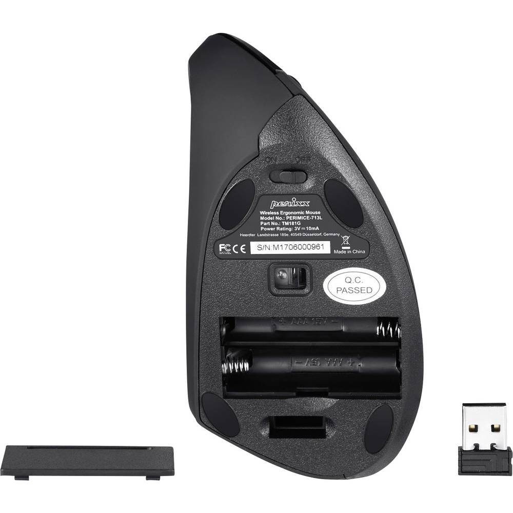 Perixx Wireless Maus 11517 Mäuse (Ergonomisch)