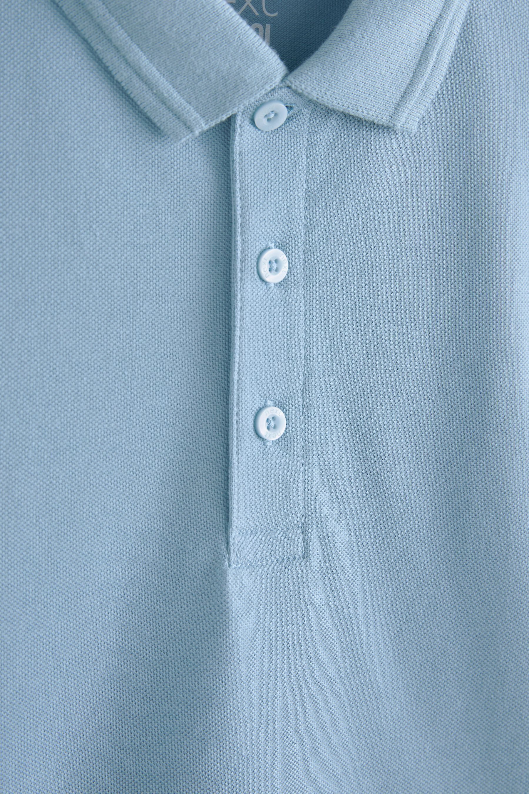 Next Poloshirt Schul-Poloshirts aus Baumwolle im 2er-Pack (2-tlg)