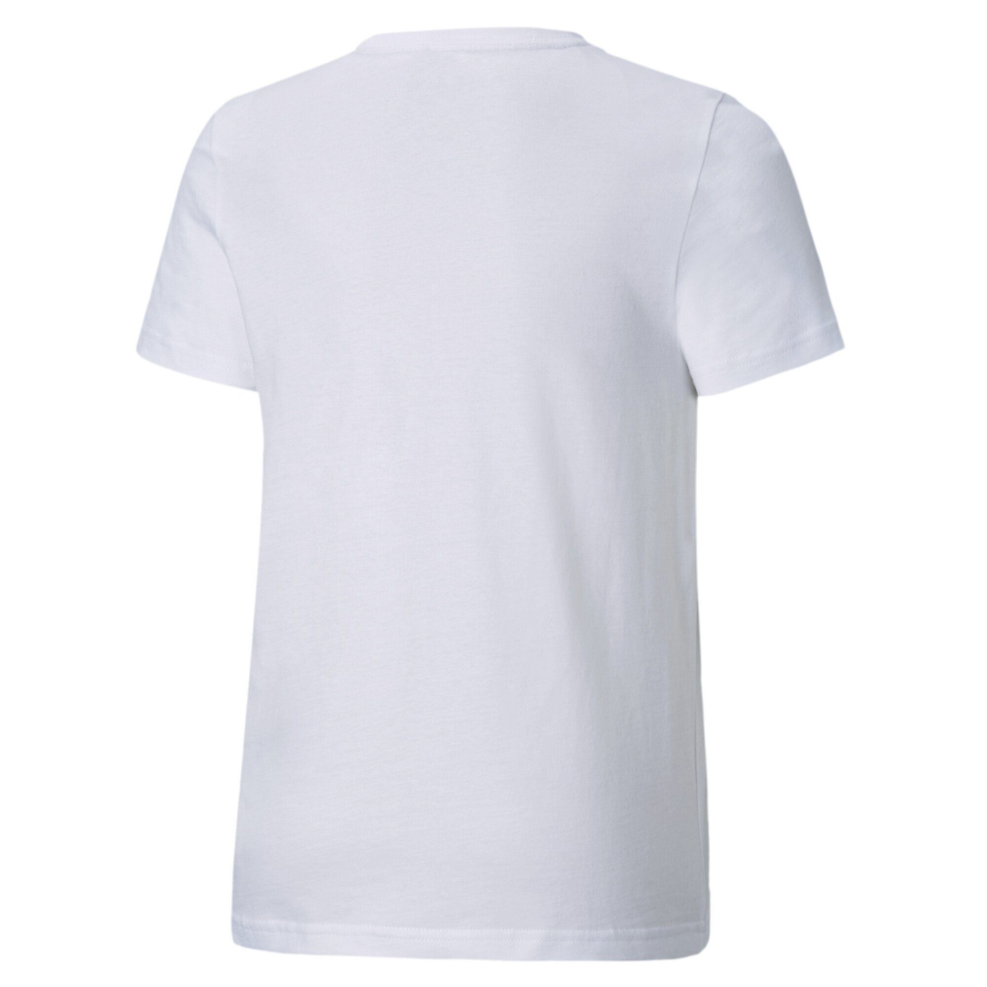 PUMA T-Shirt Essentials White Jungen Logo T-Shirt mit