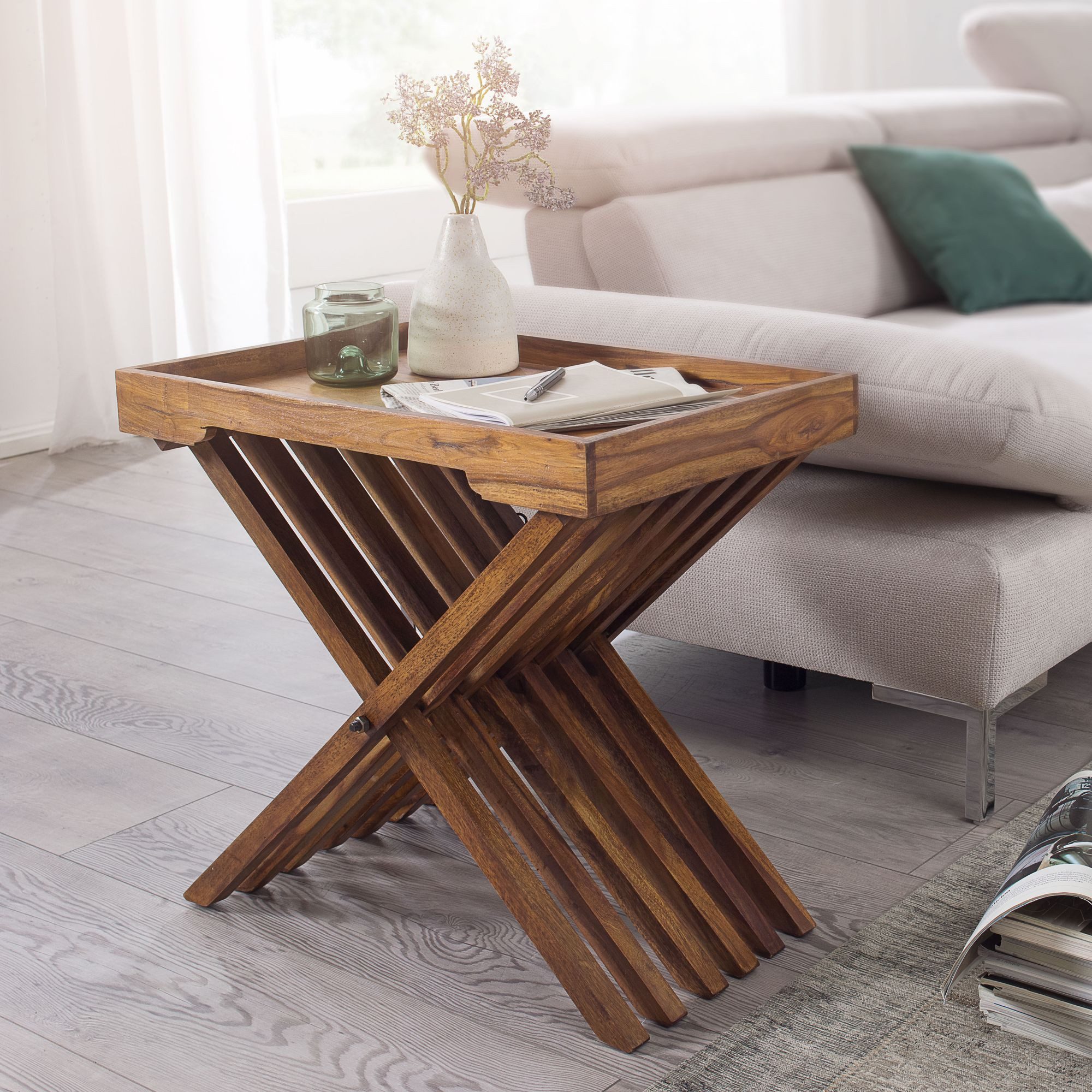 Holz Klapp Beistelltische » Klappbare Holz Beistelltische