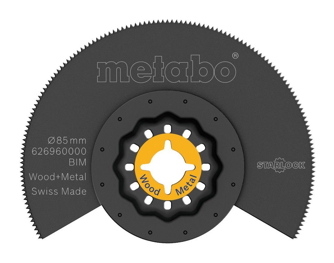 metabo Segmentsägeblatt, 85 mm für Holz/Bi-Metall
