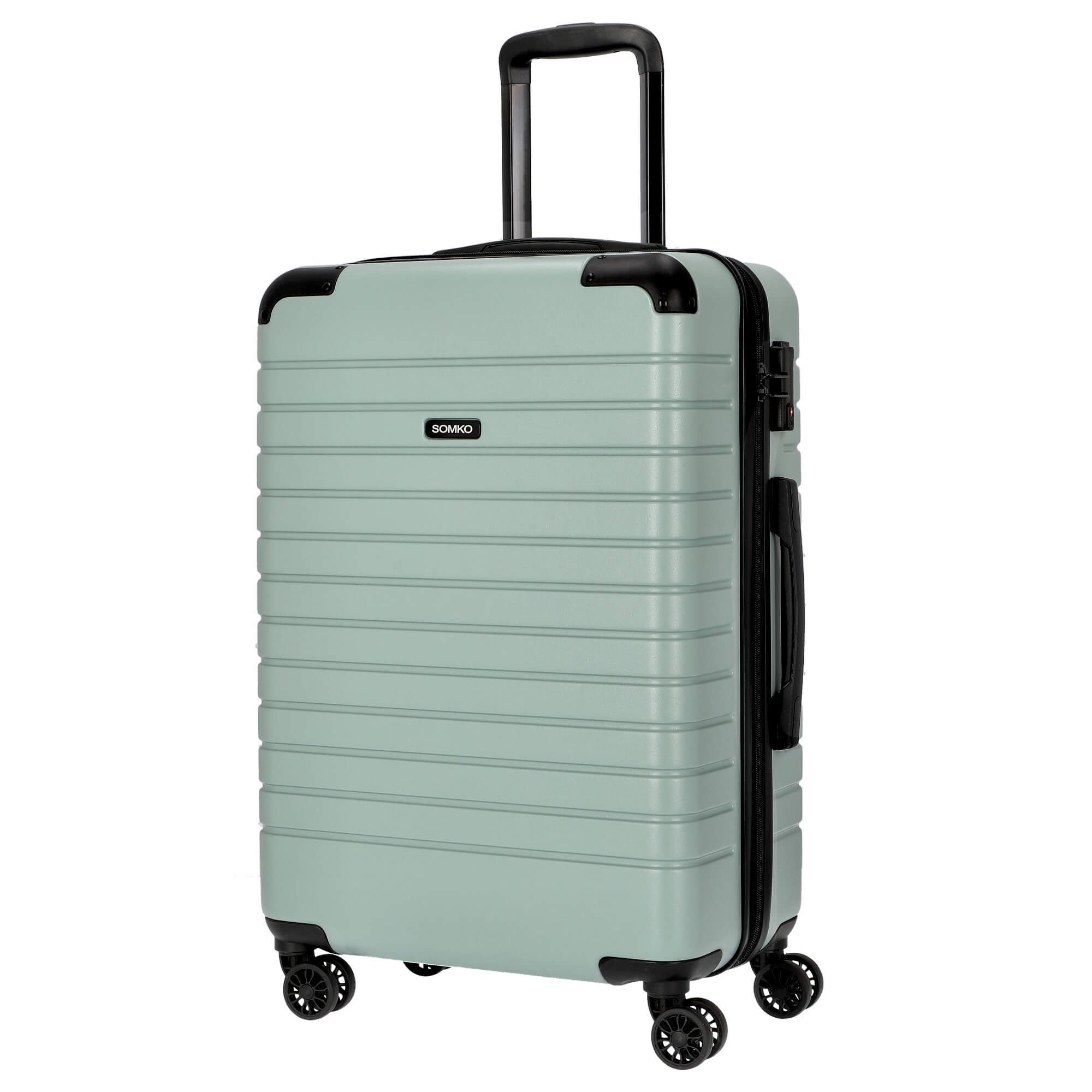 SOMKO Koffer Line - 4-Rollen-Trolley M 67 cm (mint), 4 Rollen Rollen günstig online kaufen