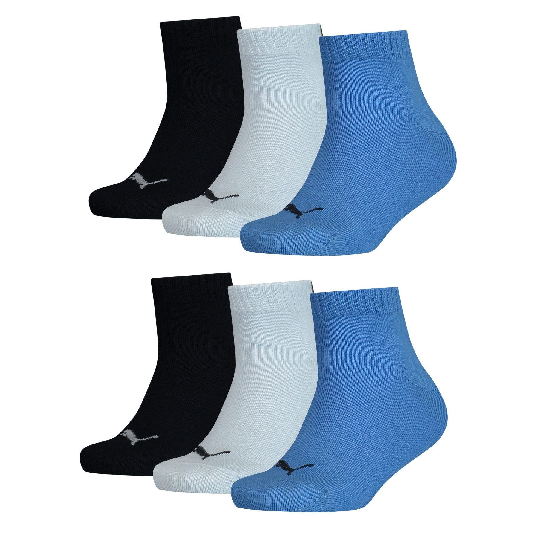 PUMA Kurzsocken Kinder Quartersocken 6 Paar