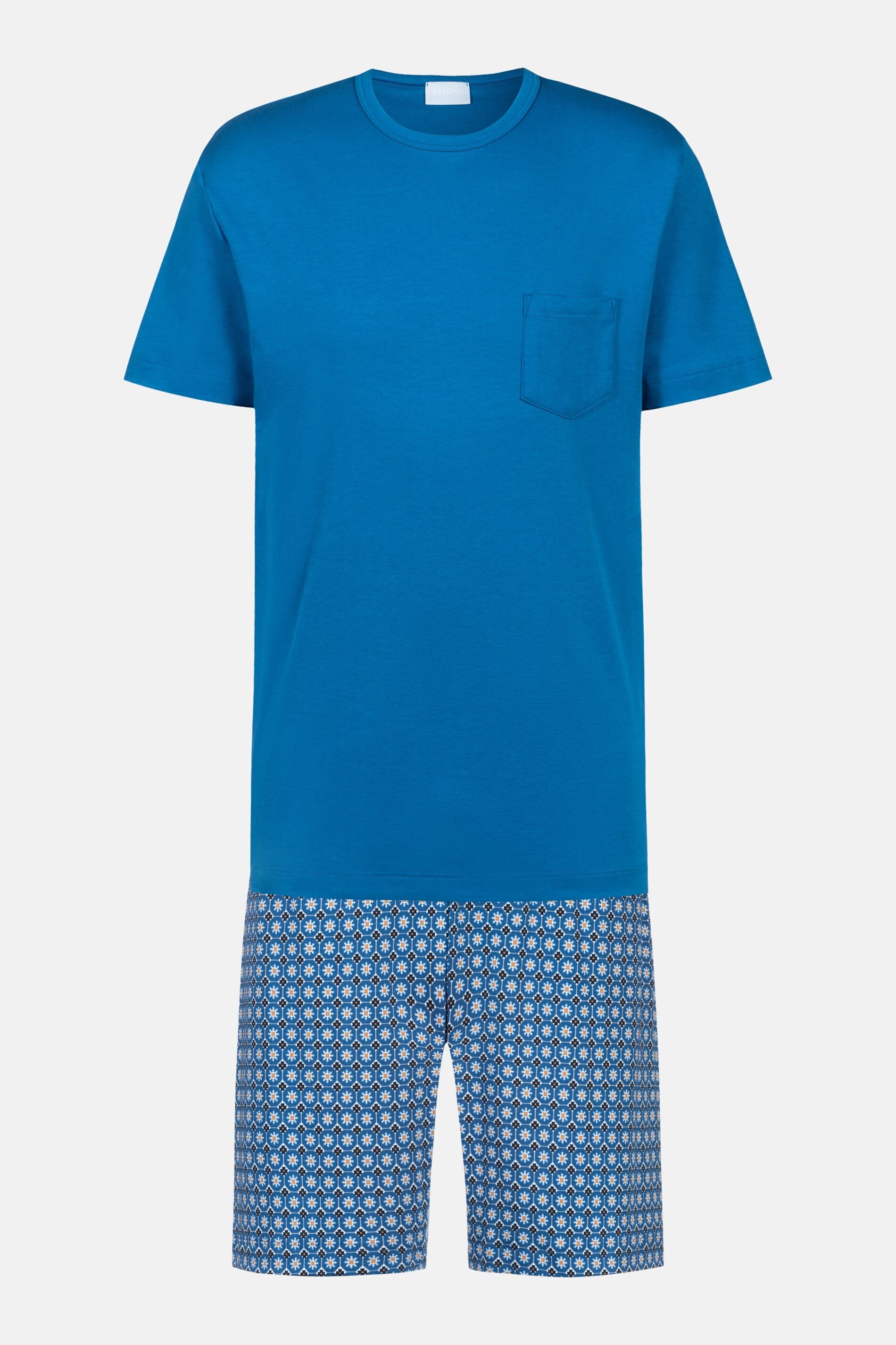Mey Schlafanzug Herren Serie Blue Flower günstig online kaufen