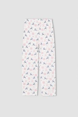 DeFacto Pyjama Mädchen Pyjama REGULAR FIT (2-tlg) (Packung, 2 tlg)