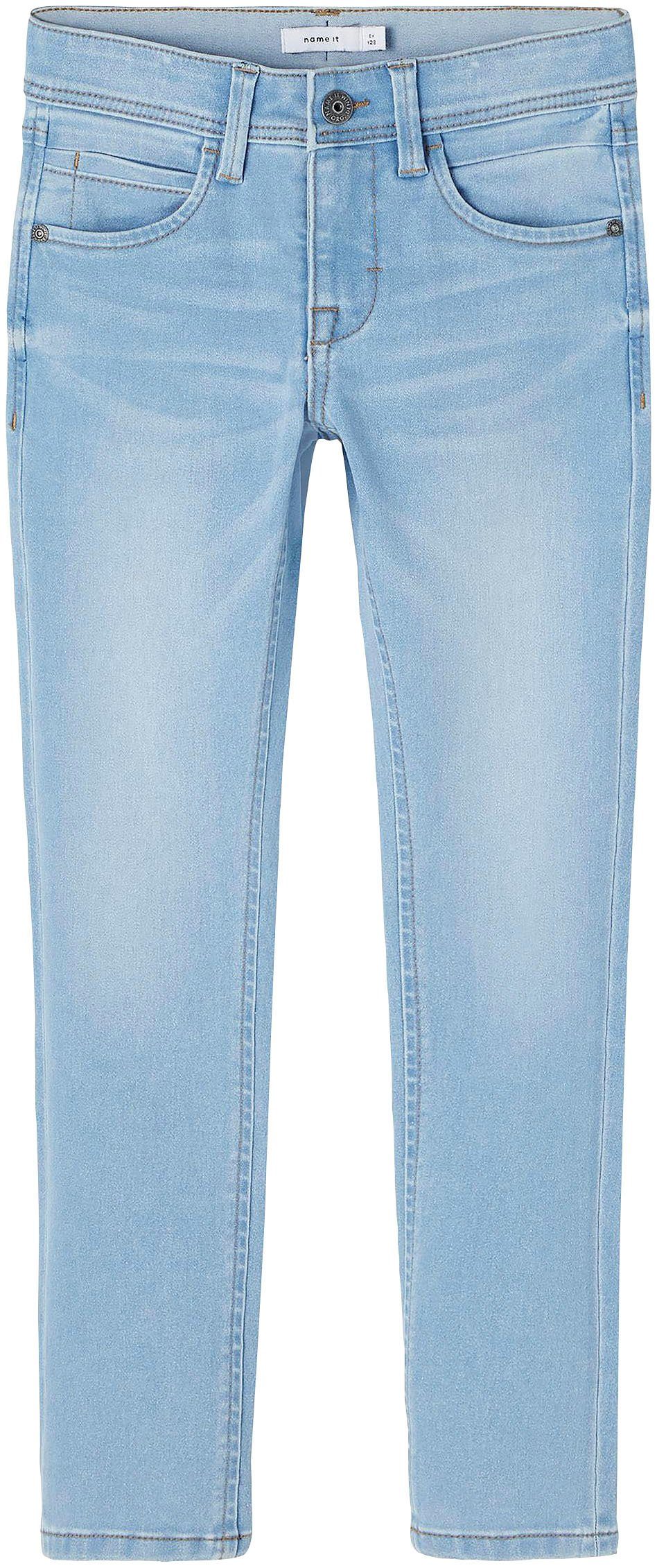 Name It Stretch-Jeans NKMSILAS DNMTAX Light Denim PANT Blue