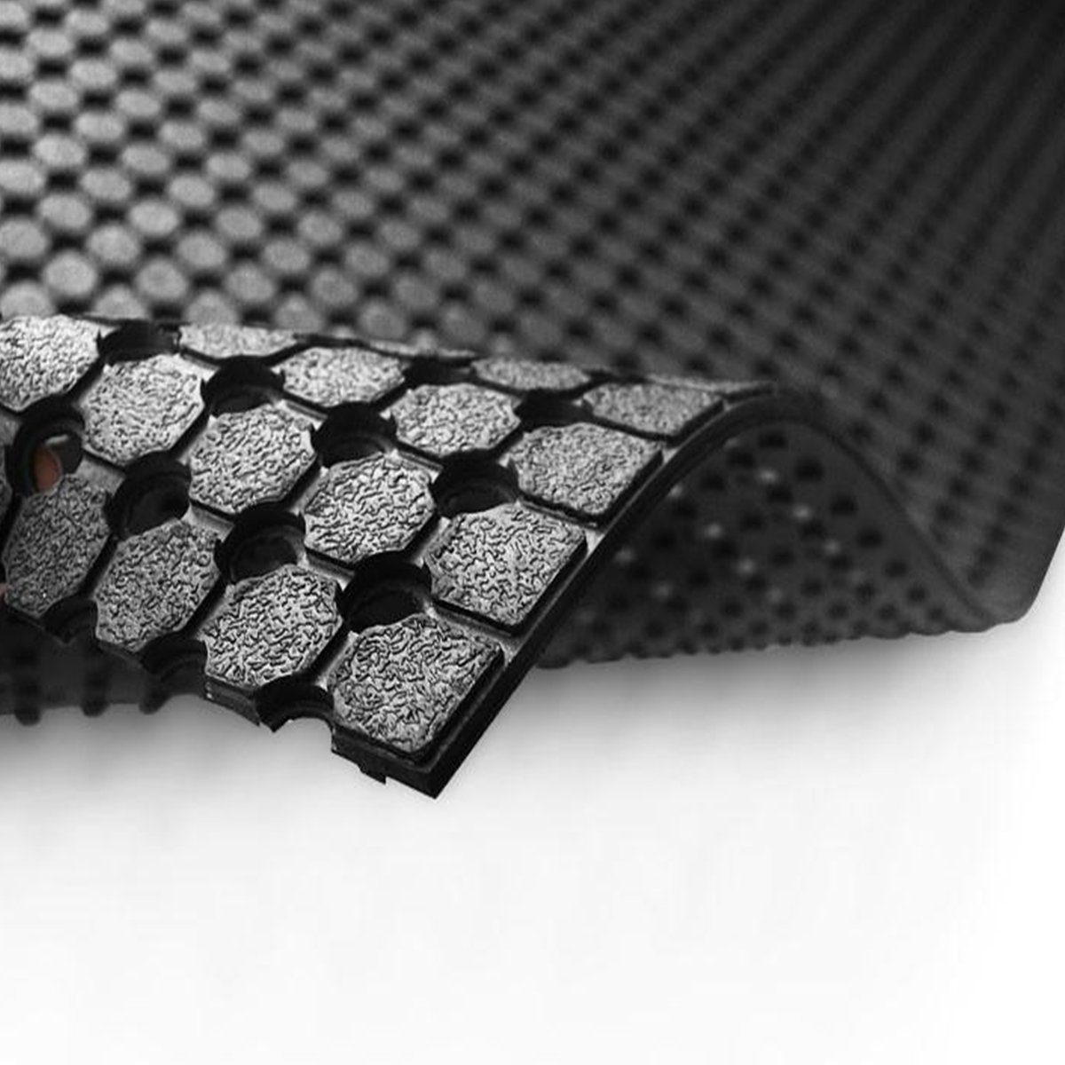 etm Gummimatte Anti-Rutsch-Gummiläufer für Nasszonen Poolrunner