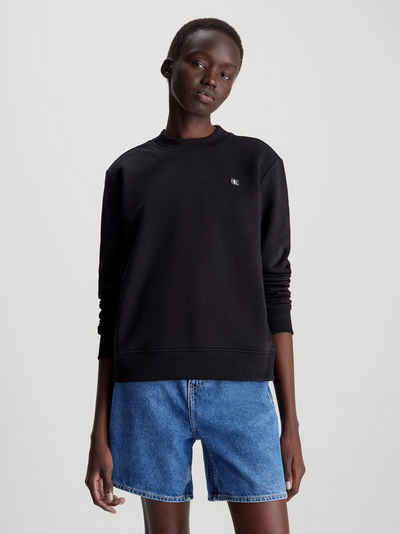 Calvin Klein Jeans Sweatshirt CK EMBRO BADGE CREWNECK mit Logopatch