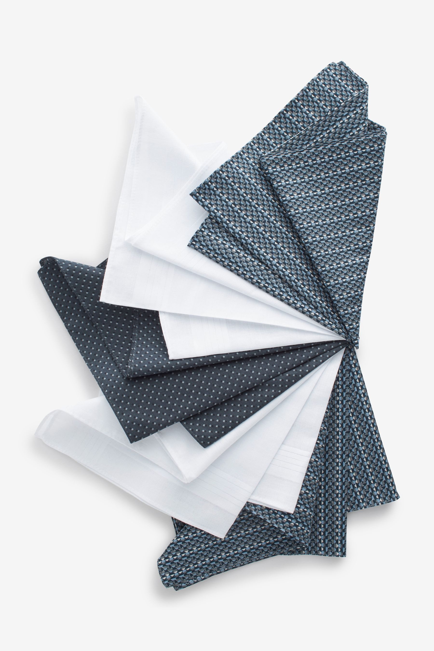 Next Handtücher Taschentücher mit Geo-Blumenmuster, 5er-Pack, günstig online kaufen